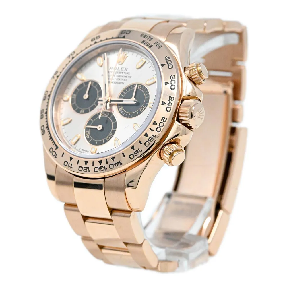 Rolex Daytona 18K Everose Gold 40mm Sundust Chronograph Dial Watch Reference #: 116505