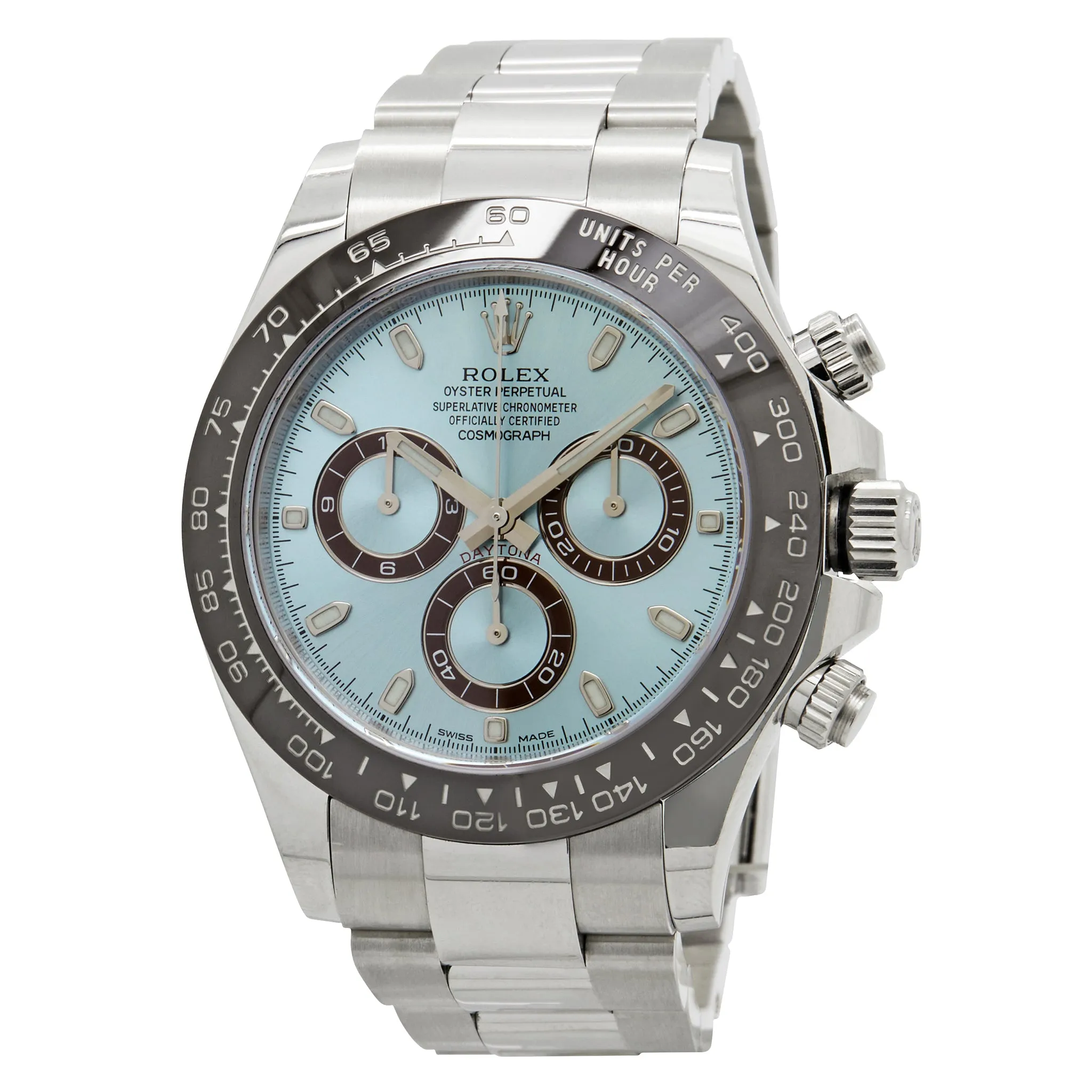Rolex Daytona Platinum 116506 Ice Blue Dial Automatic  Men's Watch