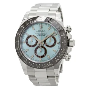 Rolex Daytona Platinum 116506 Ice Blue Dial Automatic  Men's Watch