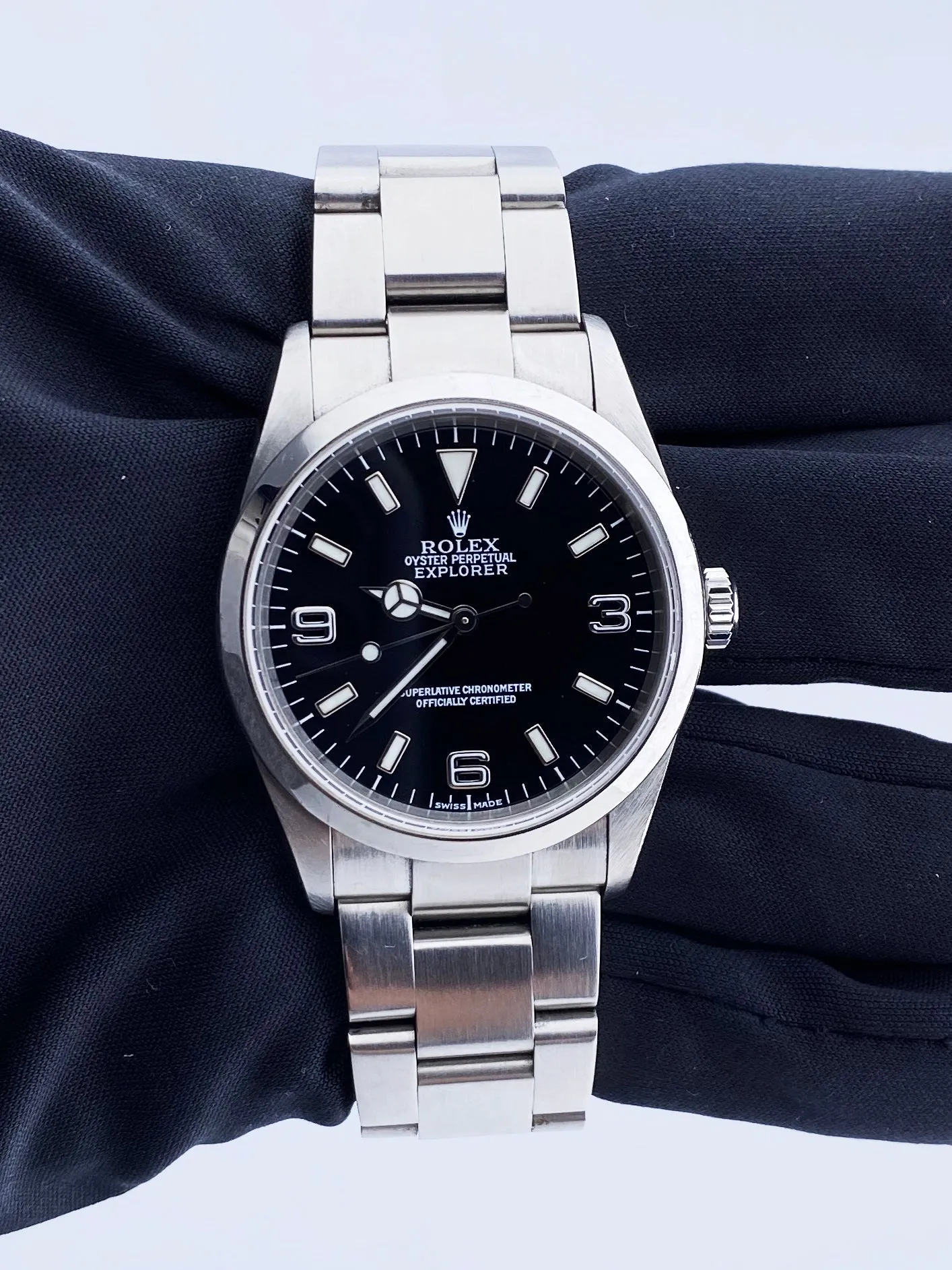 Rolex Explorer 114270 Steel Mens Watch Box & Papers