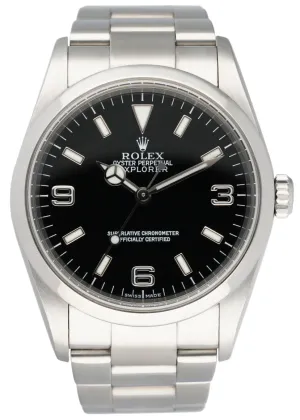 Rolex Explorer 114270 Steel Mens Watch Box & Papers