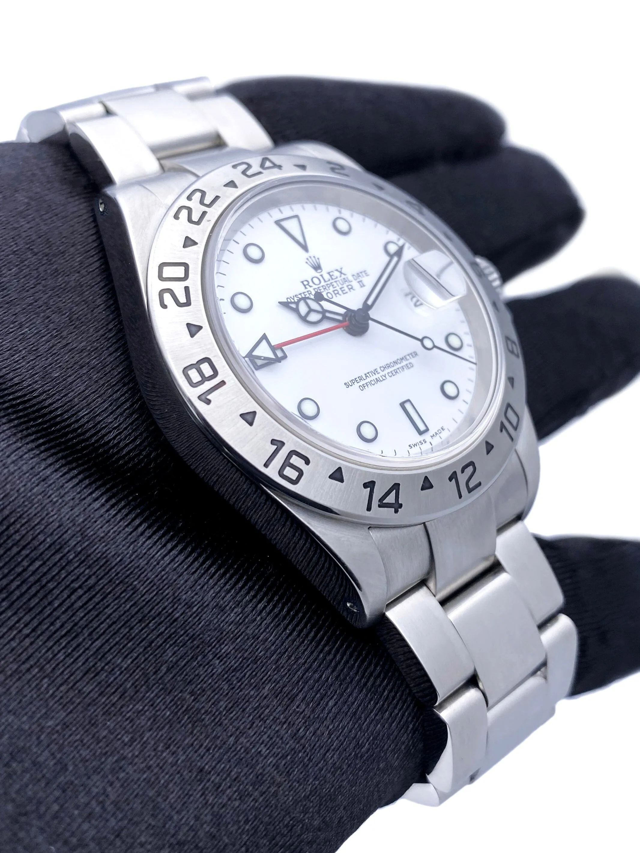 Rolex Explorer II 16570 White Dial Mens Watch