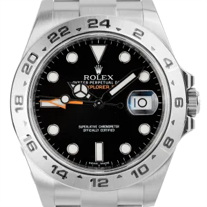 Rolex Explorer II 42mm Steel Black Dial Oyster 216570