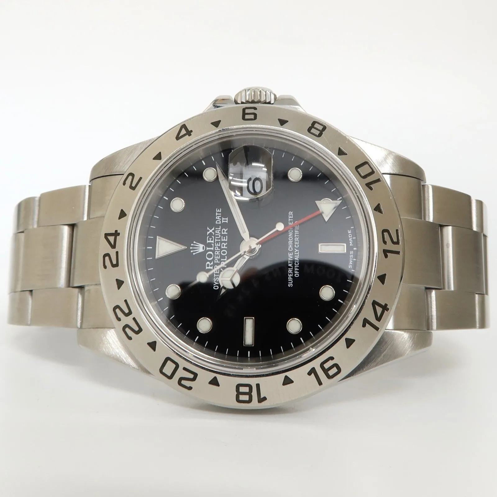 Rolex Explorer II Black Dial Stainless Steel Oyster 40MM Automatic 16570