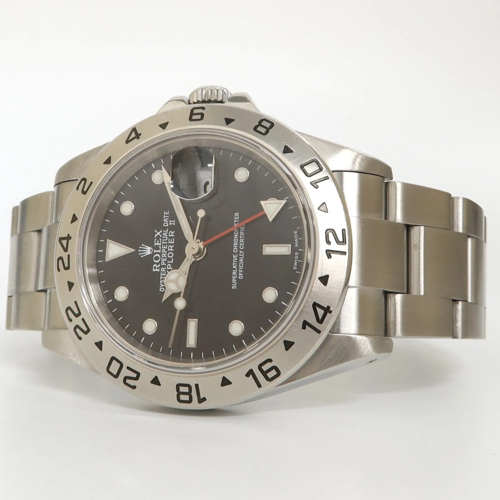 Rolex Explorer II Black Dial Stainless Steel Oyster 40MM Automatic 16570