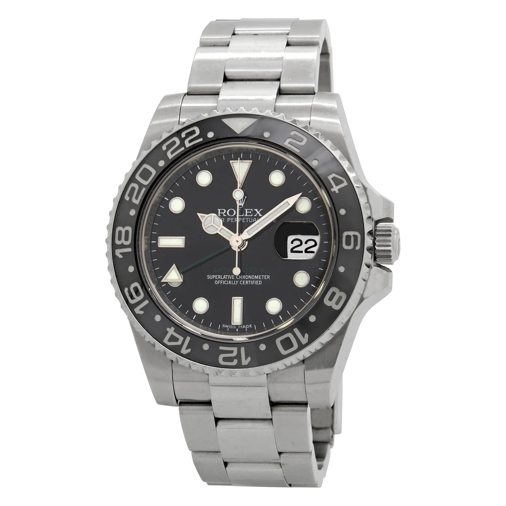 Rolex GMT Master II 116710LN Black Dial Automatic Men's Watch
