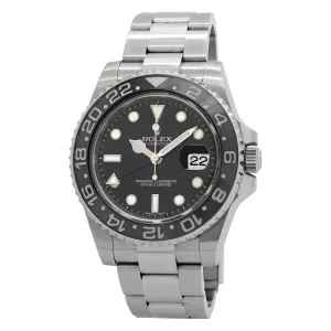 Rolex GMT Master II 116710LN Black Dial Automatic Men's Watch