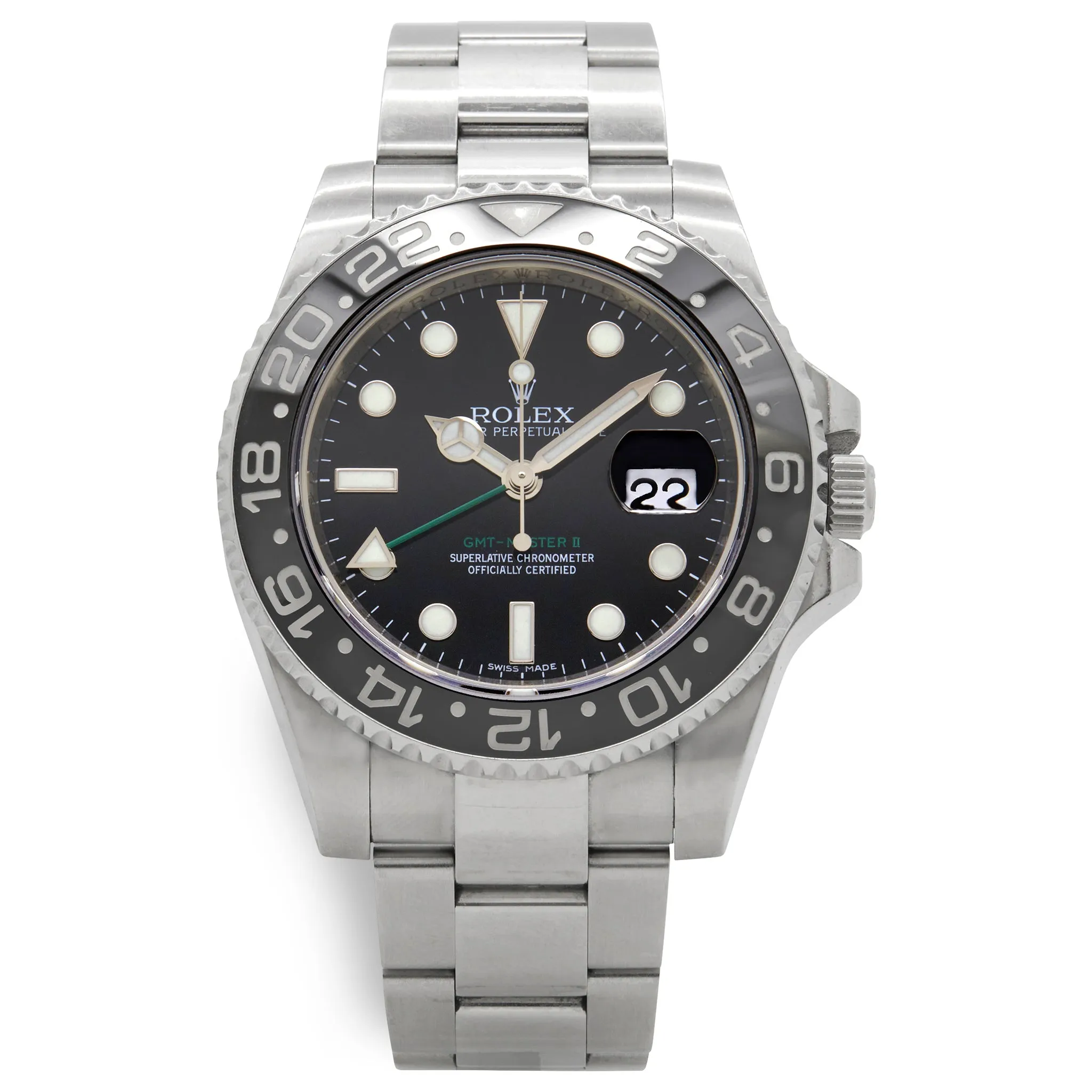 Rolex GMT Master II 116710LN Black Dial Automatic Men's Watch