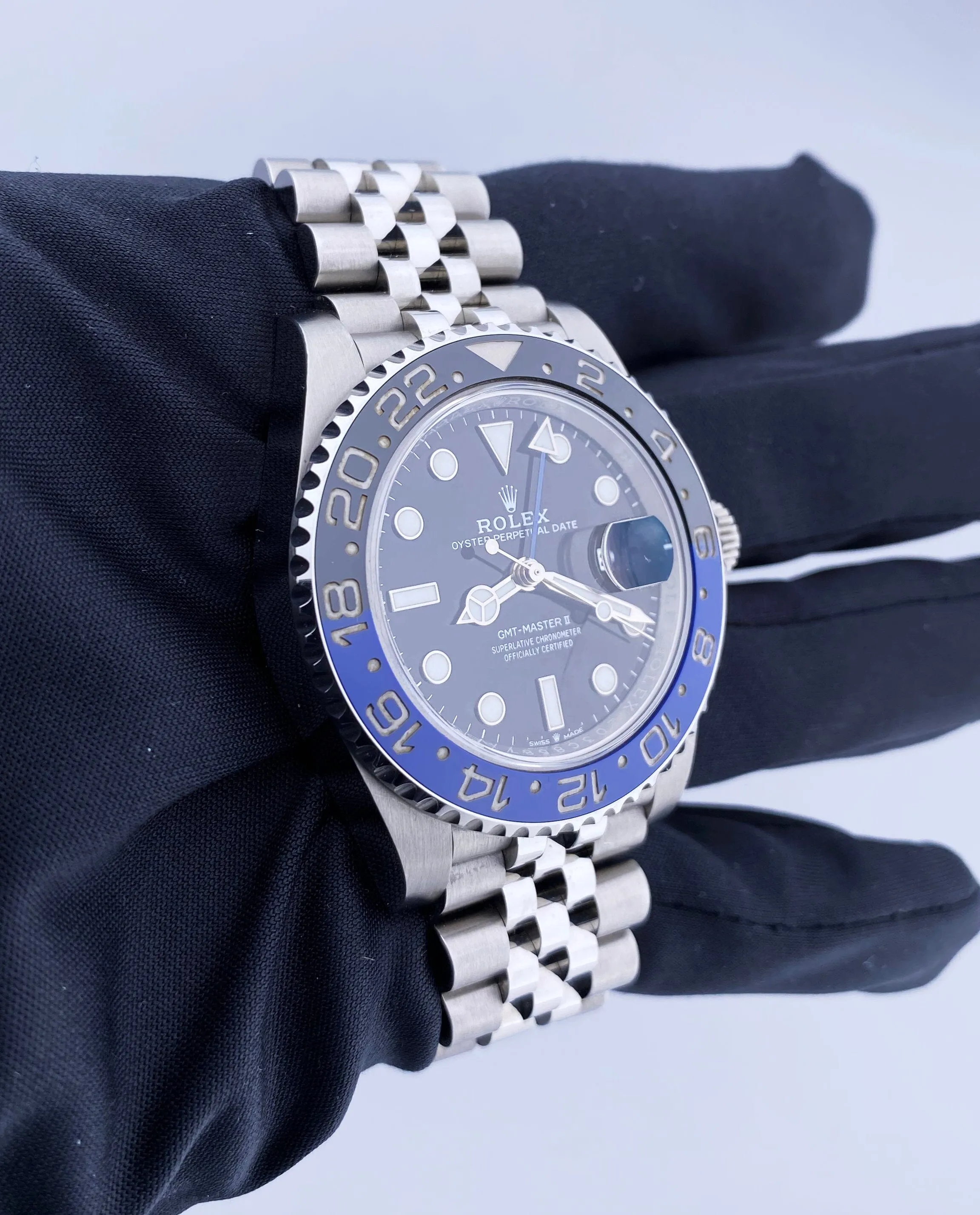 Rolex GMT-Master II 126710BLNR "Batgirl" Mens Watch Box & Papers
