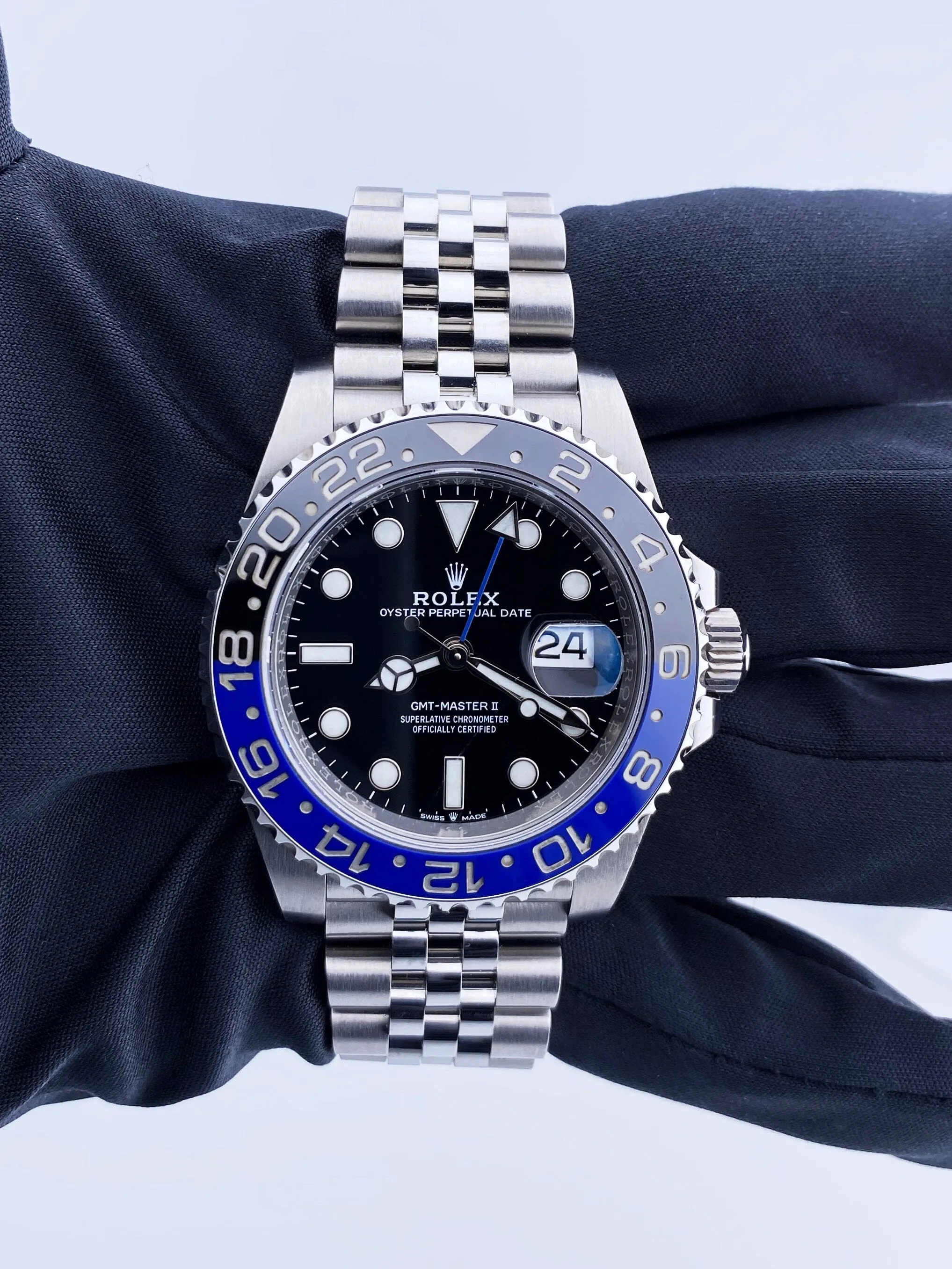 Rolex GMT-Master II 126710BLNR "Batgirl" Mens Watch Box & Papers