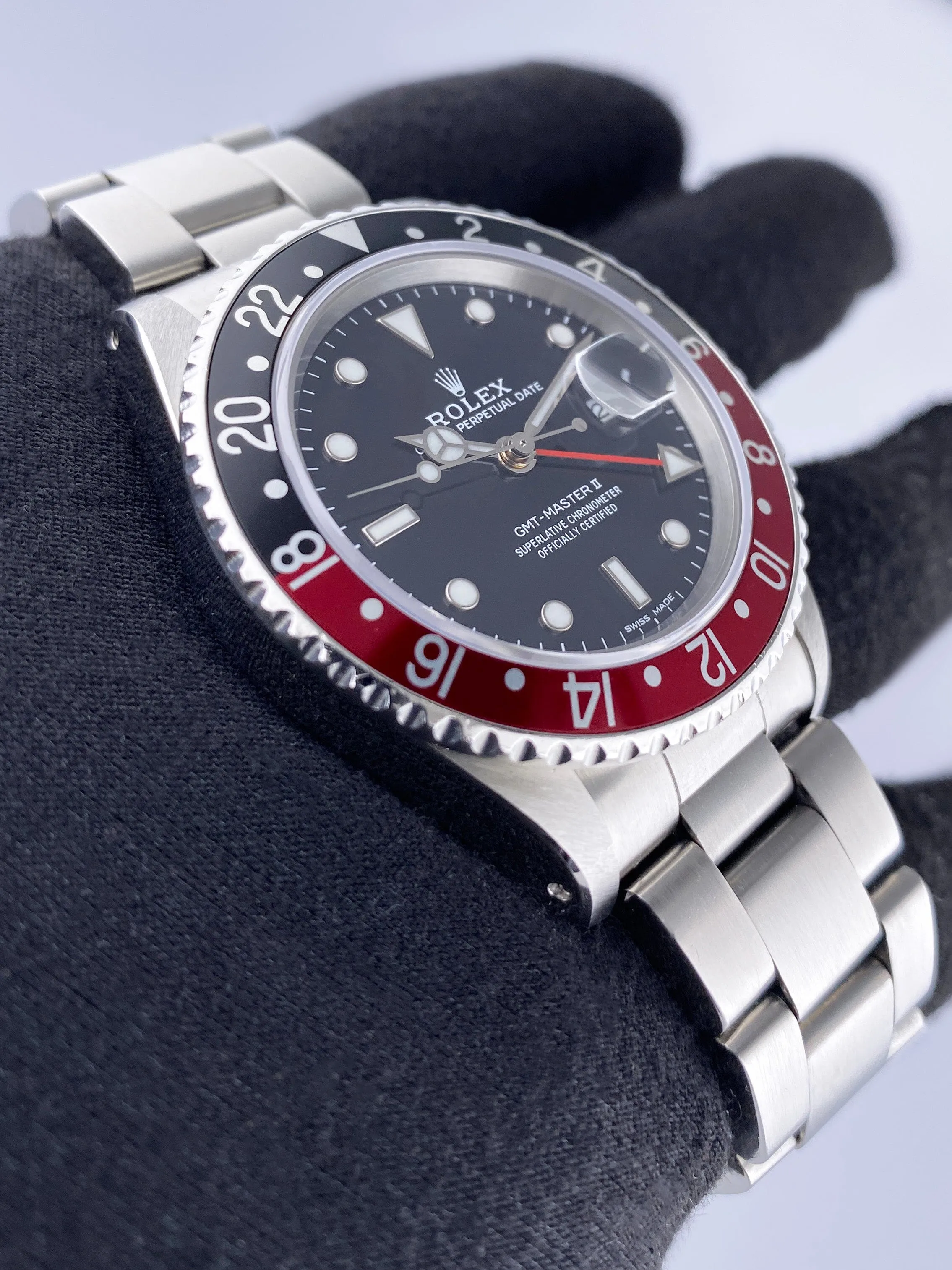 Rolex GMT-Master II 16760 "Coke Fat Lady" Mens Watch
