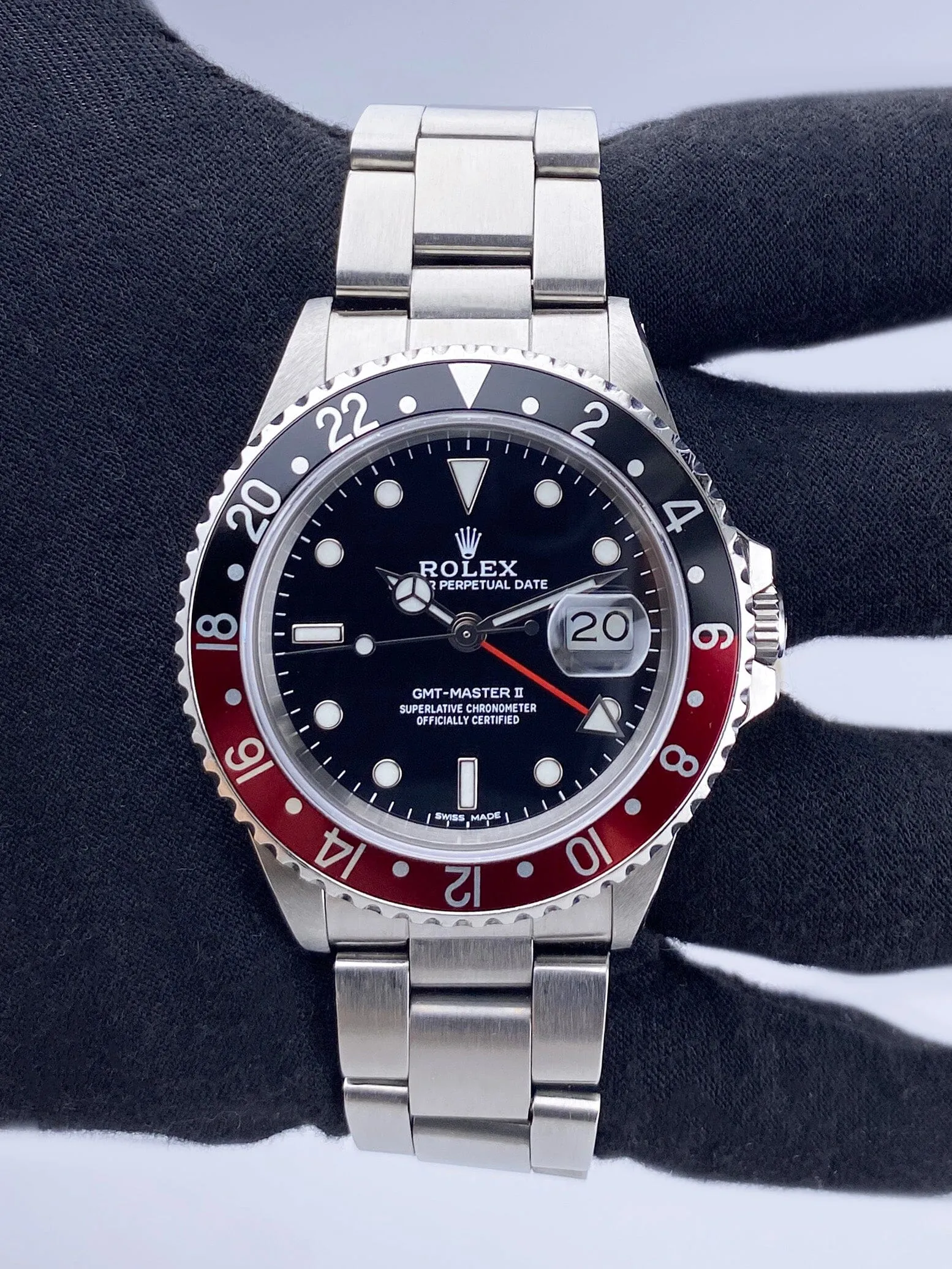 Rolex GMT-Master II 16760 "Coke Fat Lady" Mens Watch