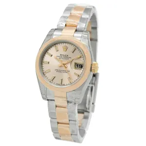 Rolex Lady Datejust 179161 Pink Dial Automatic Women's Watch