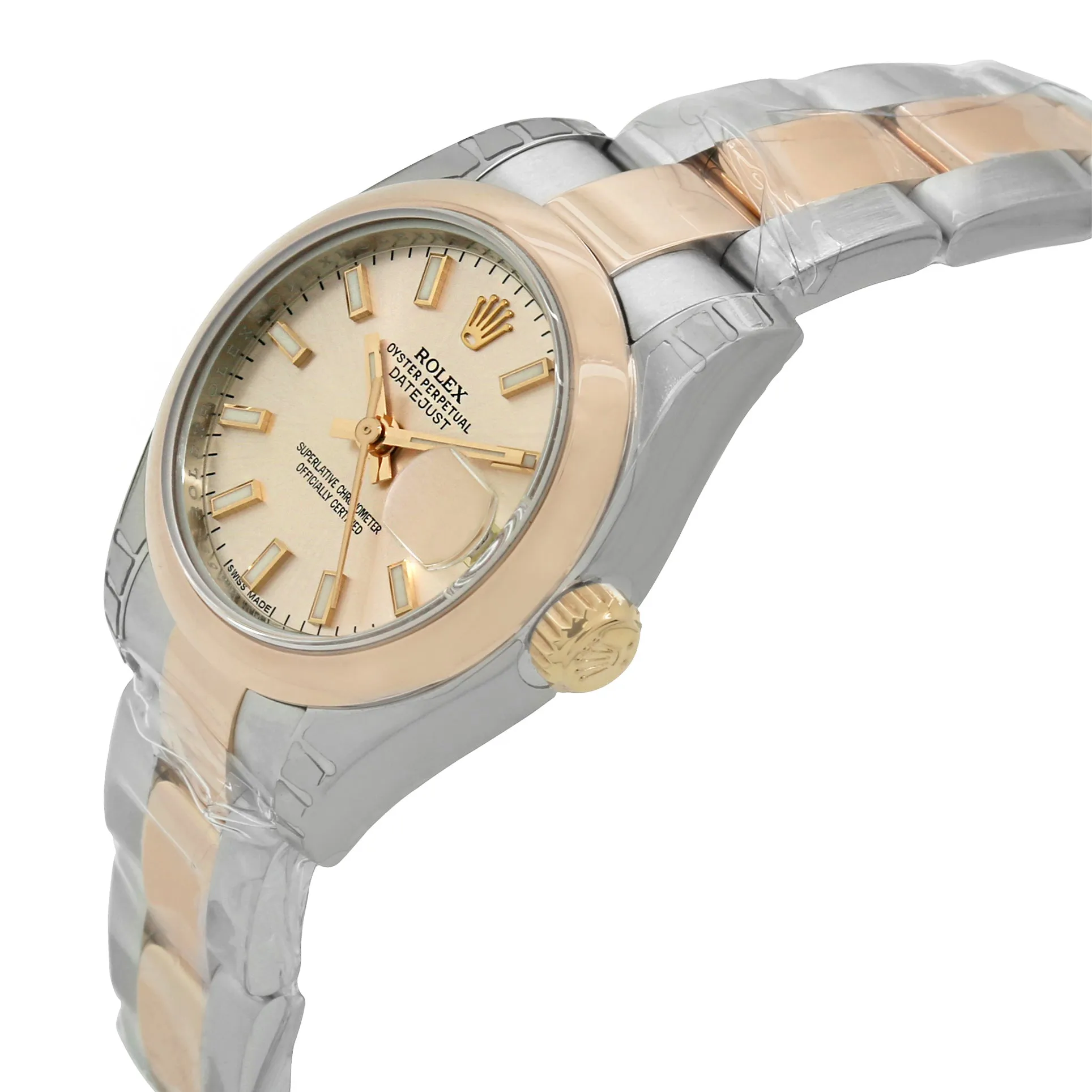 Rolex Lady Datejust 179161 Pink Dial Automatic Women's Watch
