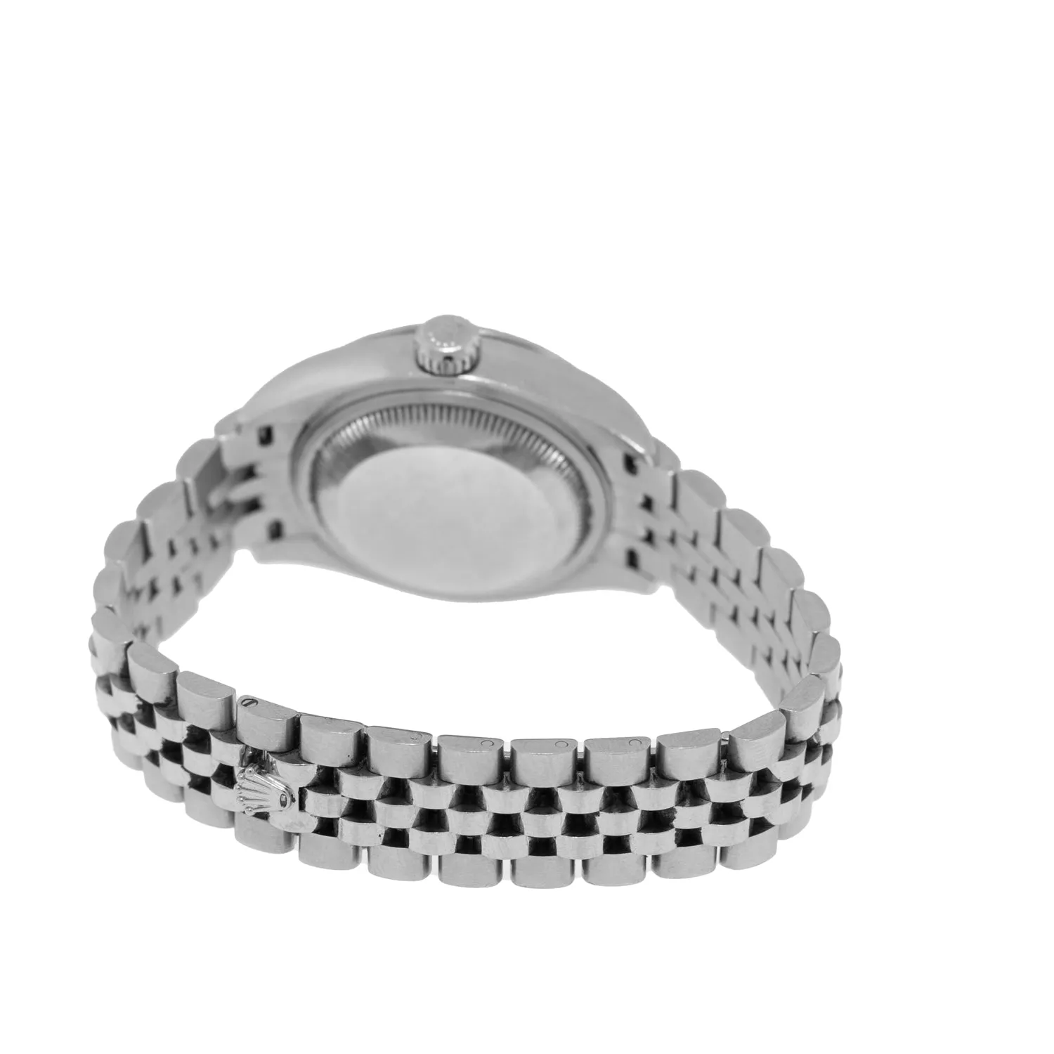 Rolex Lady-Datejust 28mm White Gold & Steel Dark Rhodium Diamond Dial & Fluted Bezel 279174