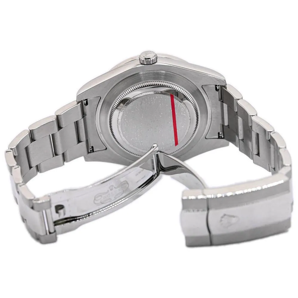 Rolex Men's Datejust Stainless Steel 41mm Blue Stick Dial Watch Reference #: 116300