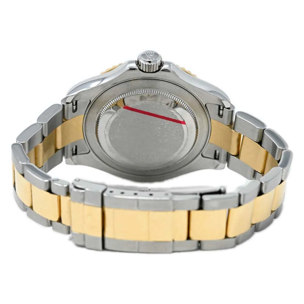 Rolex Men's Yacht-Master 18K Yellow Gold & Steel 40mm Slate Dot Dial Watch Reference #: 16623