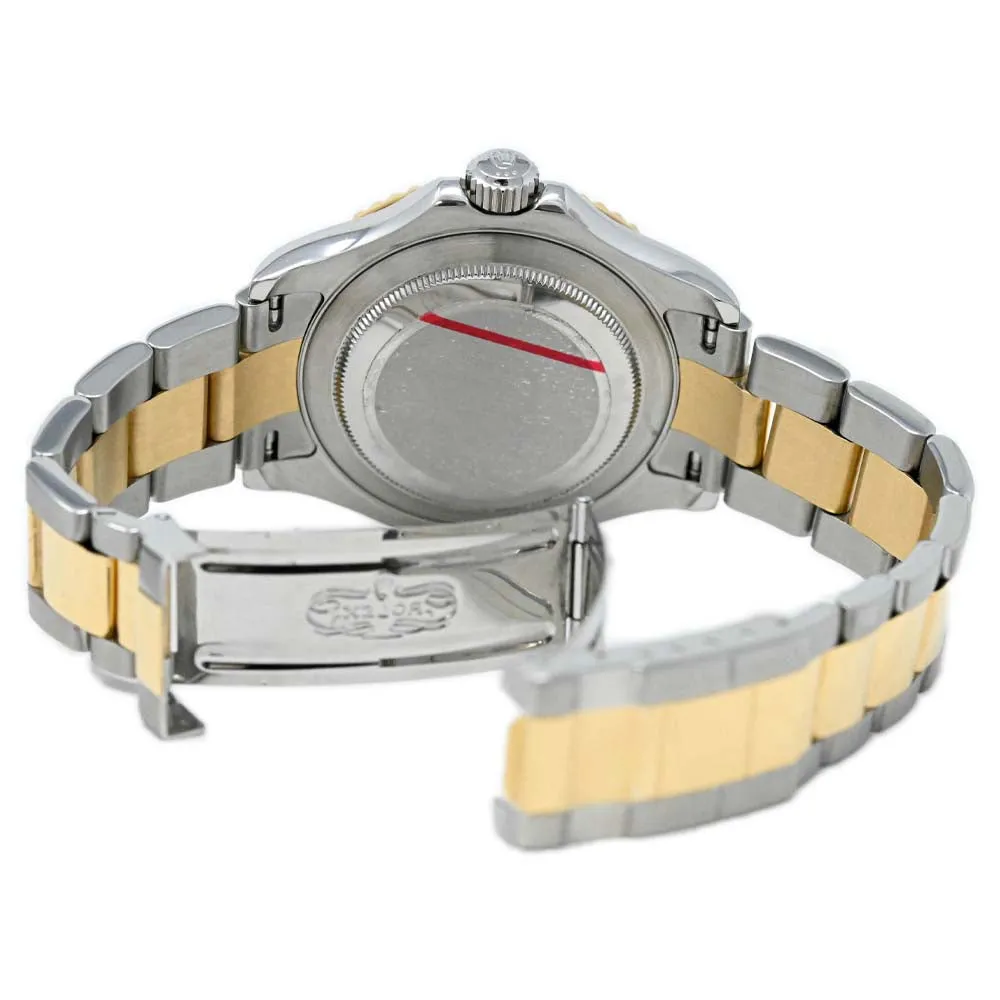 Rolex Men's Yacht-Master 18K Yellow Gold & Steel 40mm Slate Dot Dial Watch Reference #: 16623