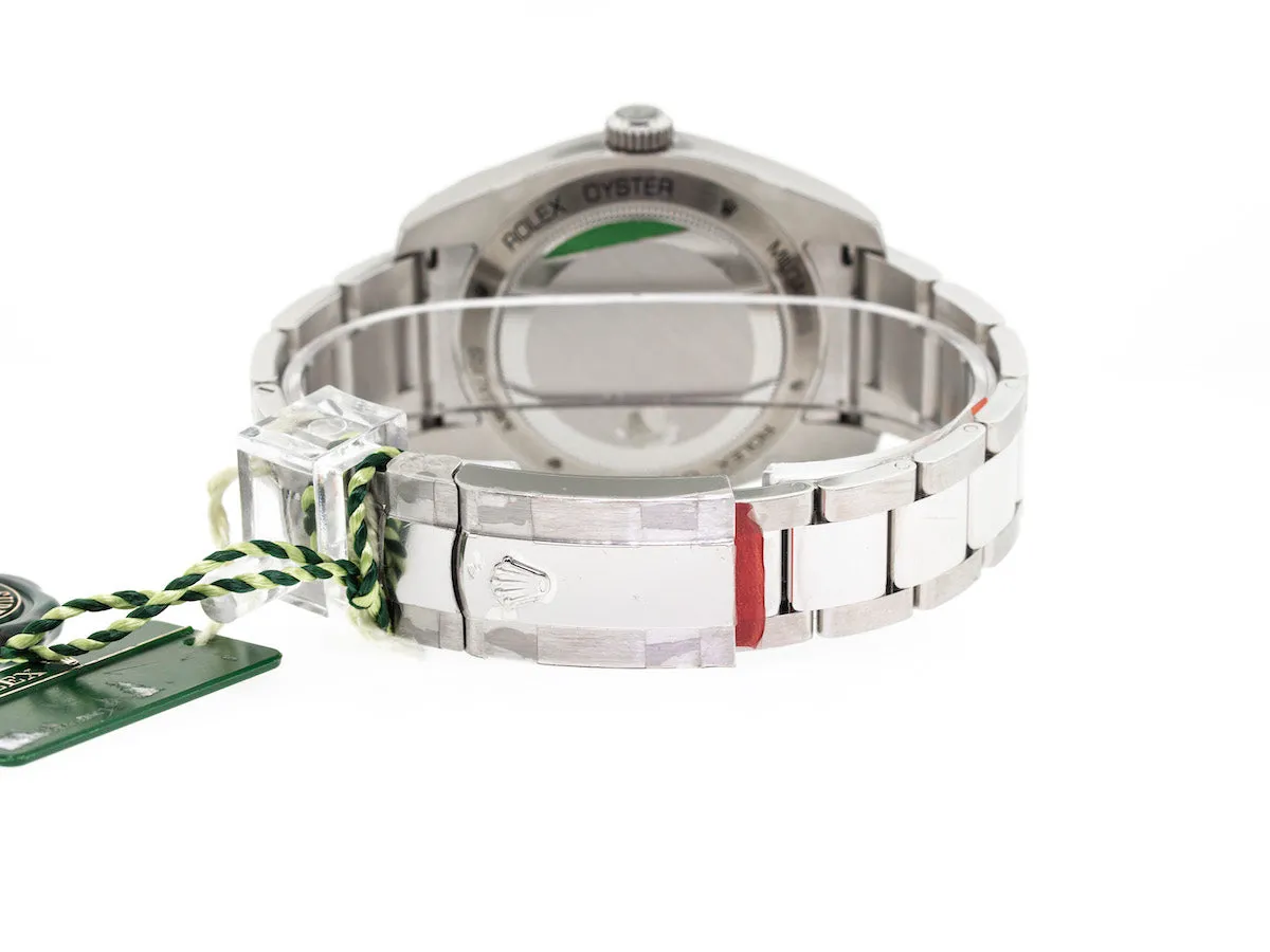 Rolex Milgauss 40mm Stainless Steel Green Crystal Black Dial 116400