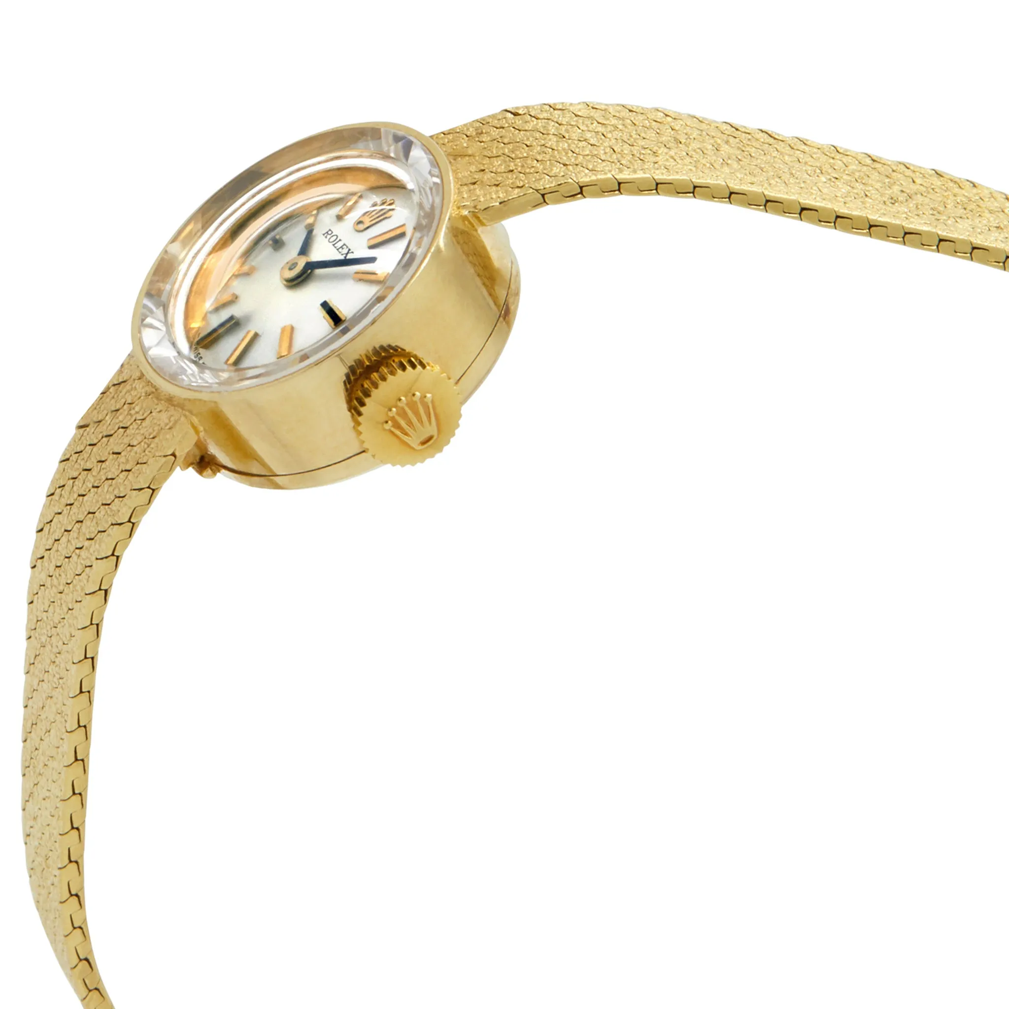 Rolex Orchid 3546 Silver Dial Manual-wind Women's Watch