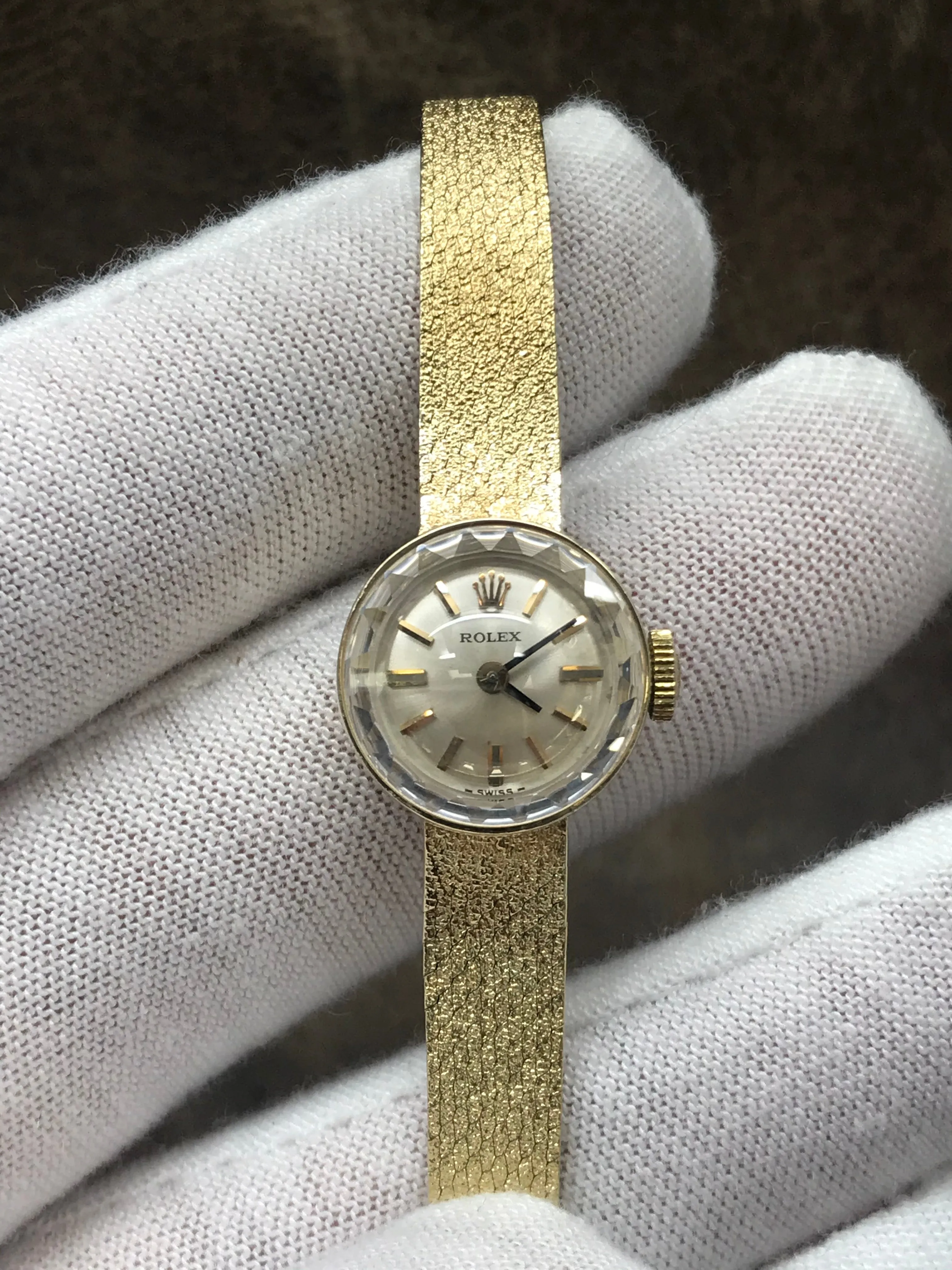 Rolex Orchid 3546 Silver Dial Manual-wind Women's Watch