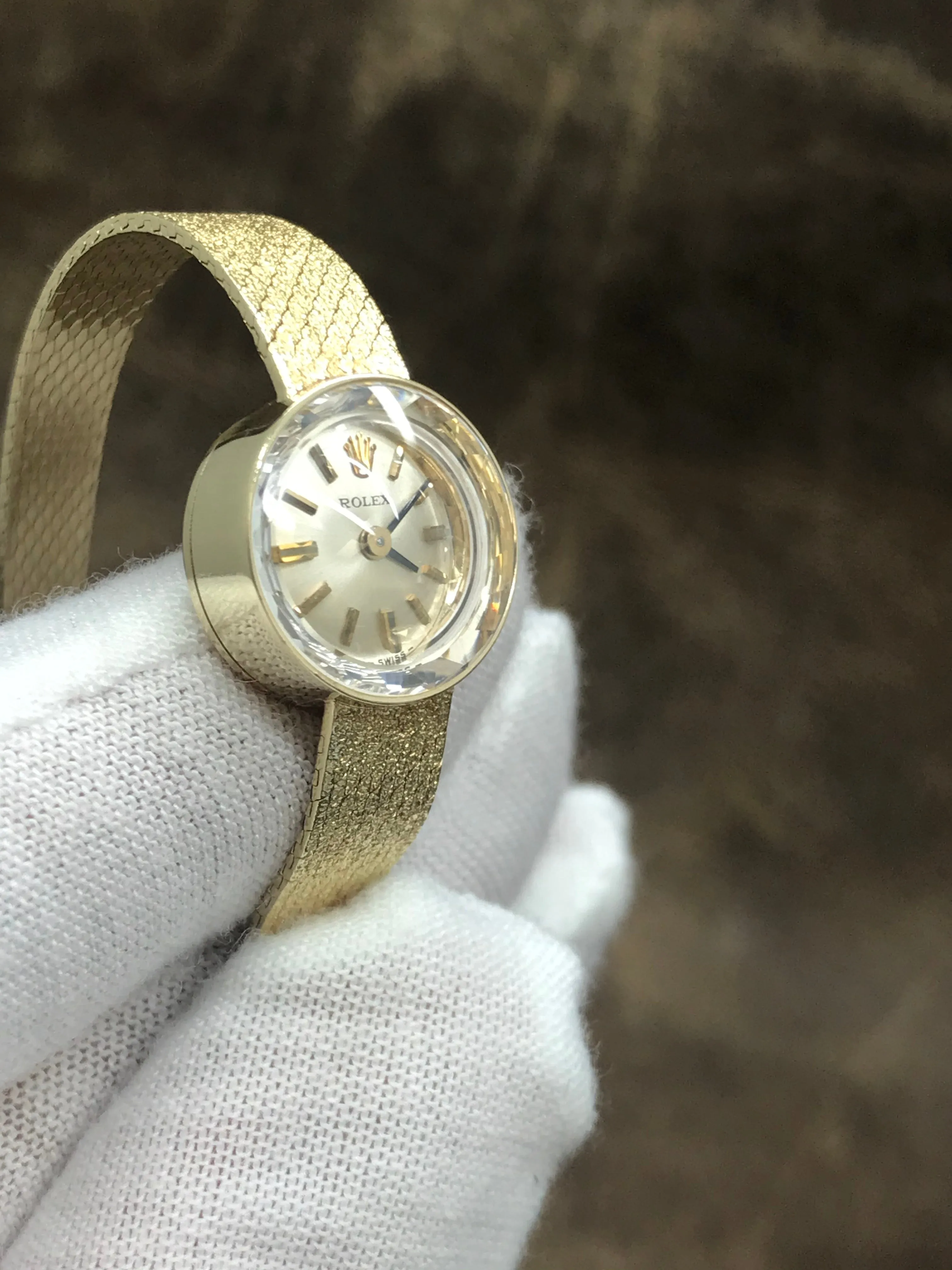 Rolex Orchid 3546 Silver Dial Manual-wind Women's Watch