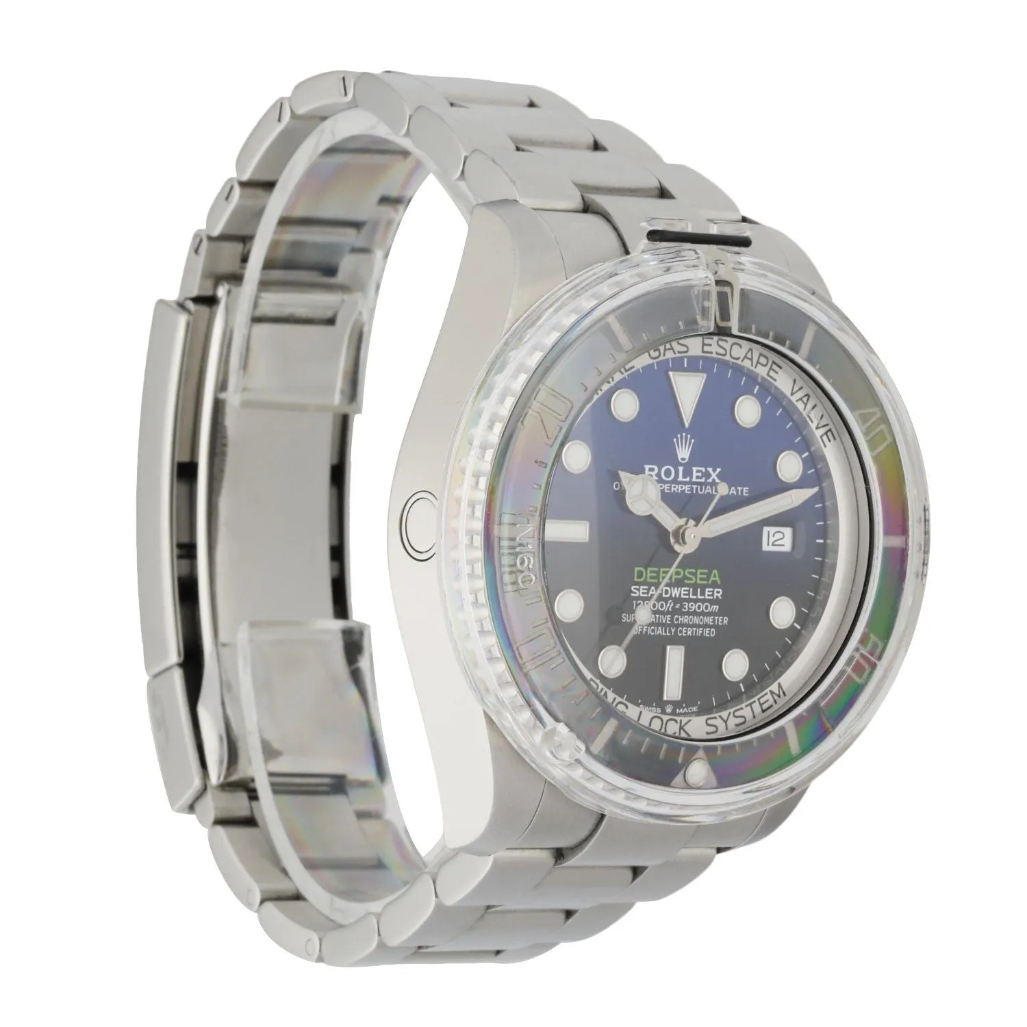 Rolex Oyster Deepsea 126660 James Cameron Dial Men's Watch Box & Papers