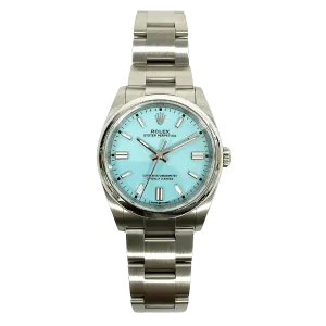 Rolex Oyster Perpetual 126000 Turquoise Dial Mar 2024