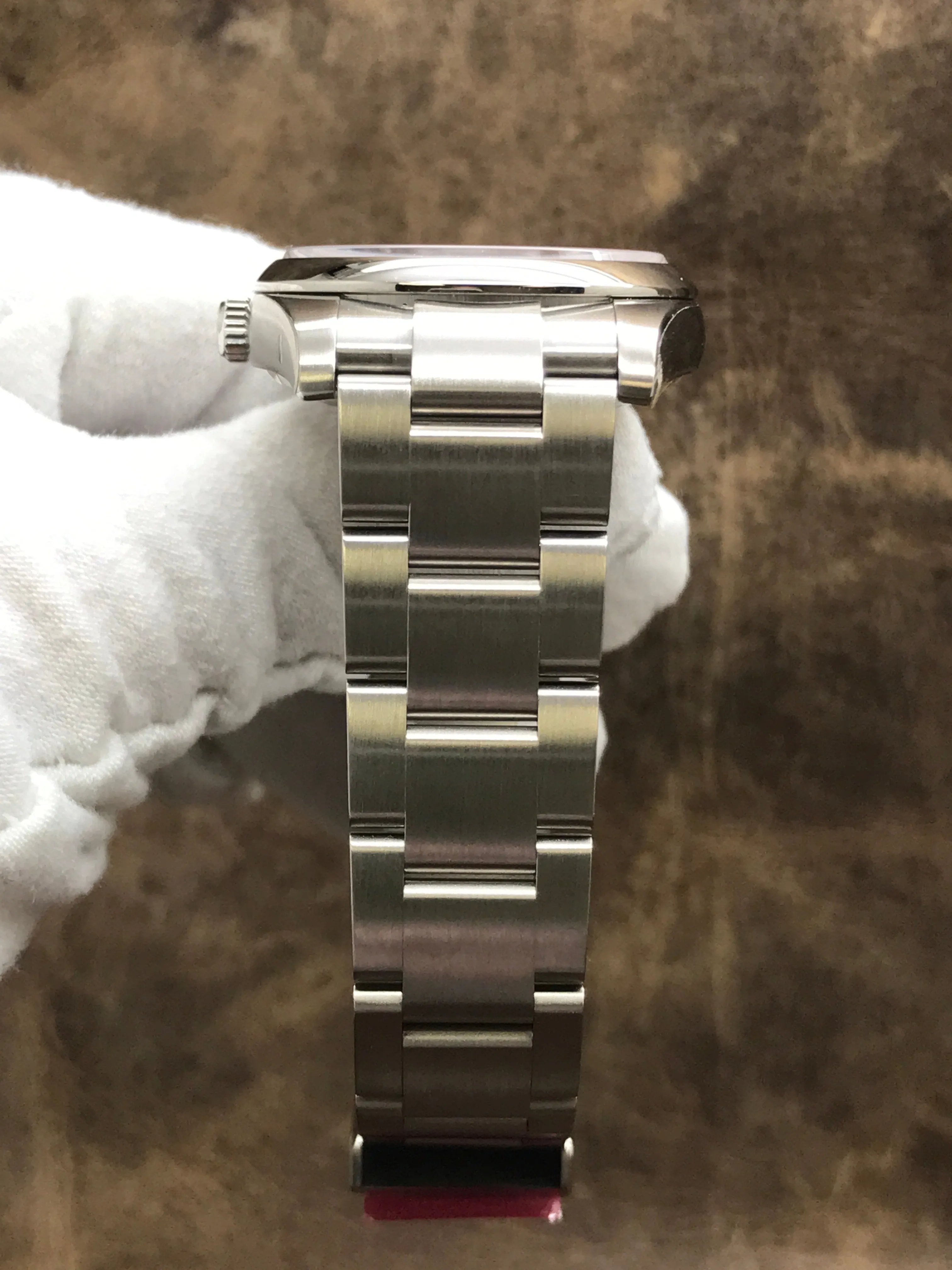 Rolex Oyster Perpetual 34mm 114200 Silver Dial Automatic Watch