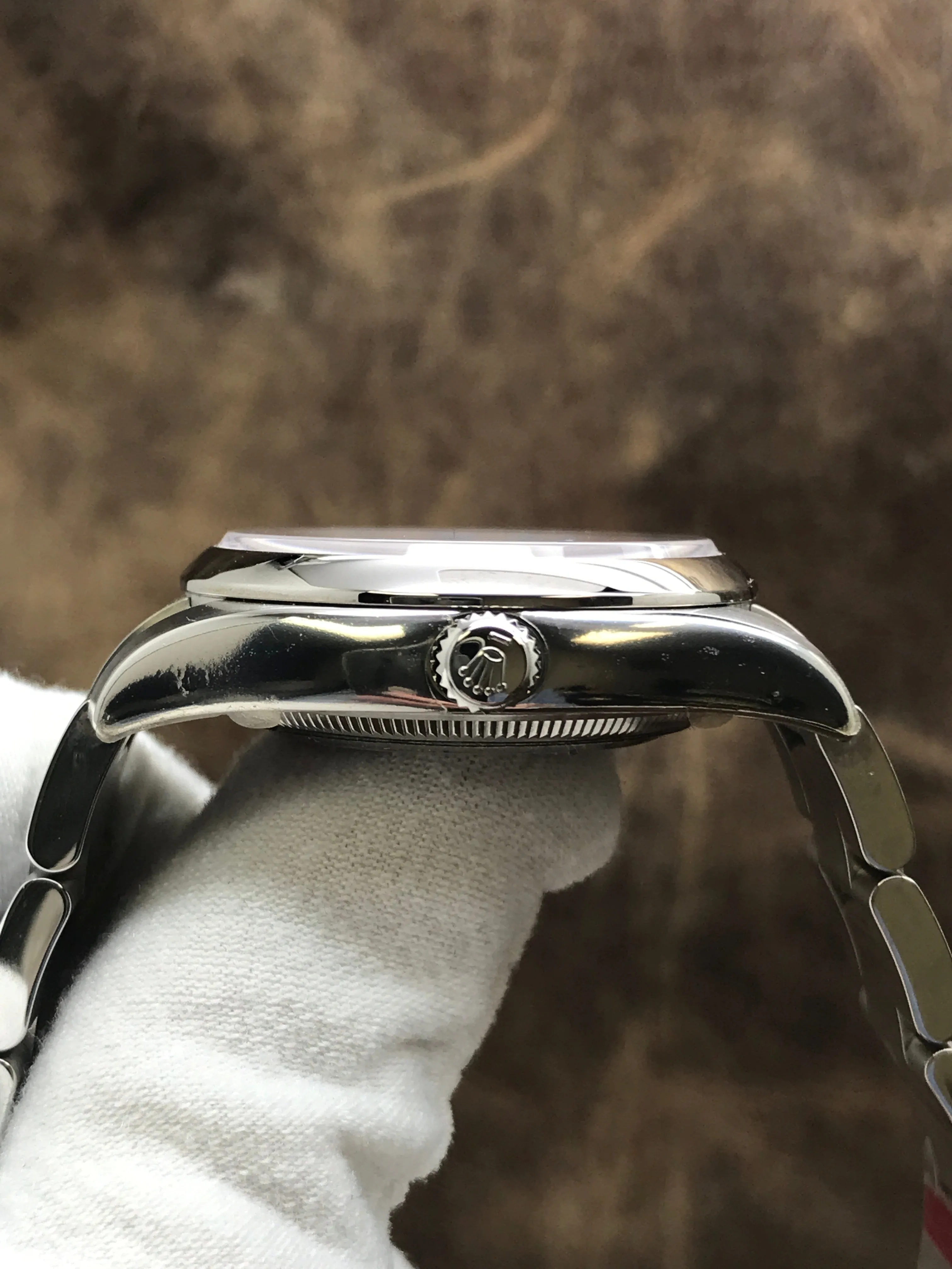 Rolex Oyster Perpetual 34mm 114200 Silver Dial Automatic Watch