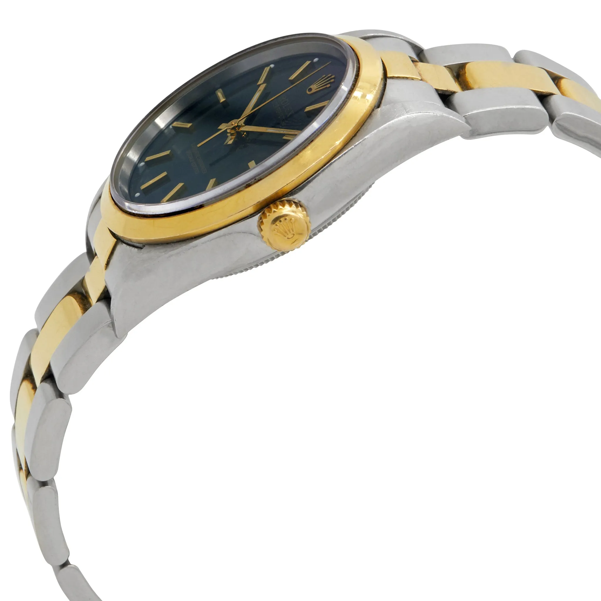 Rolex Oyster Perpetual 34mm 14203 Blue Dial Automatic Watch
