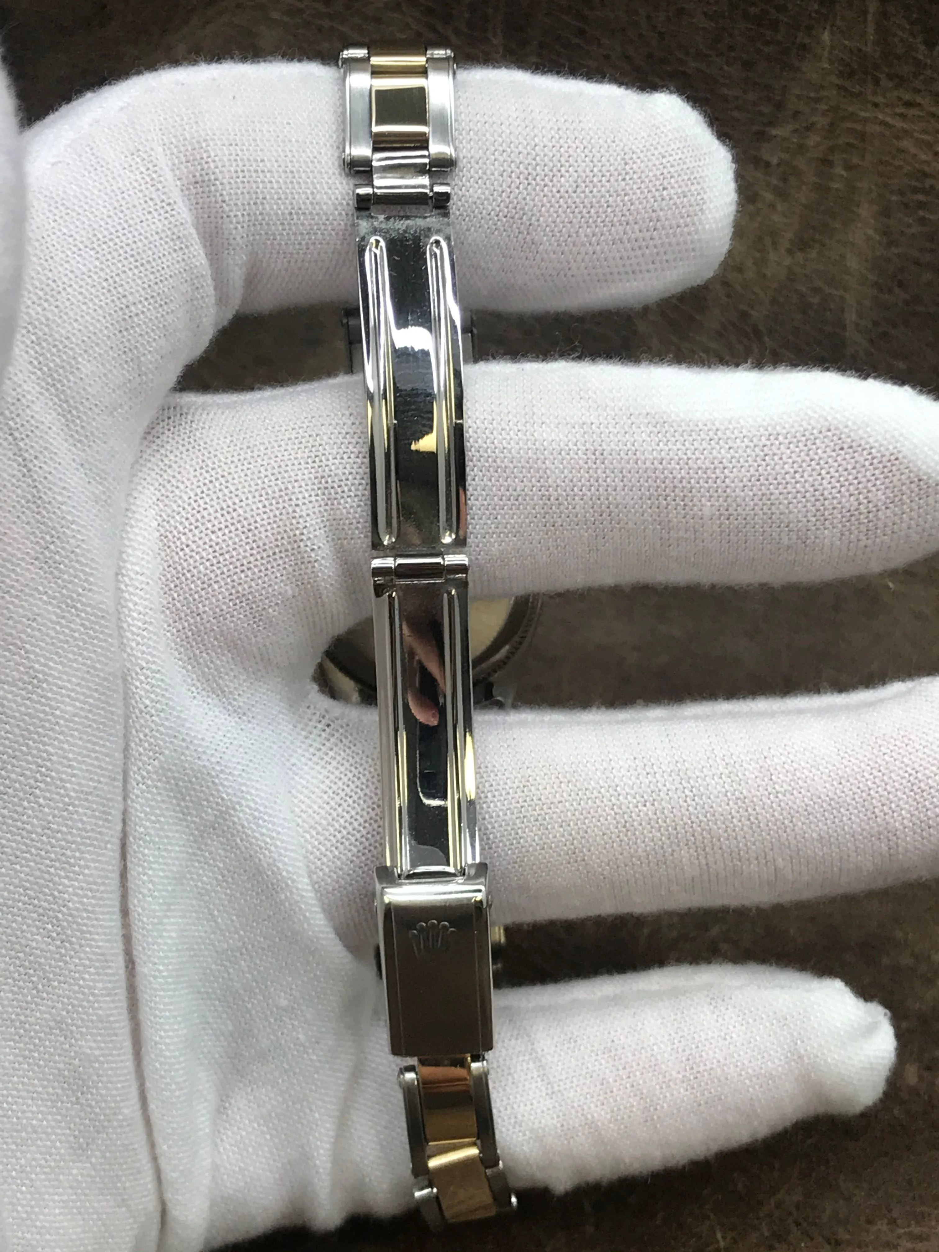 Rolex Oyster Perpetual 6619 Champagne Dial Automatic Women's Watch