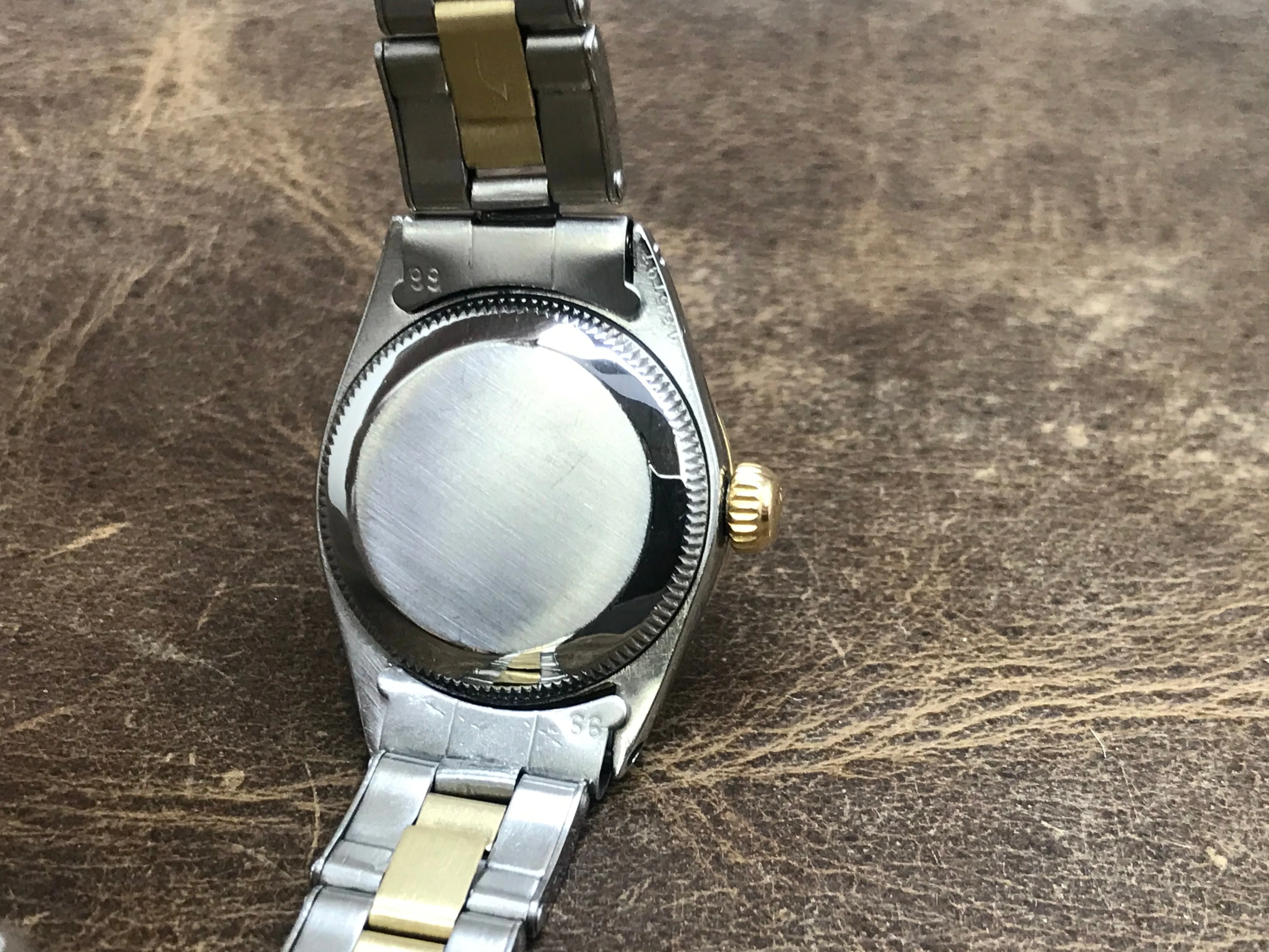 Rolex Oyster Perpetual 6619 Champagne Dial Automatic Women's Watch