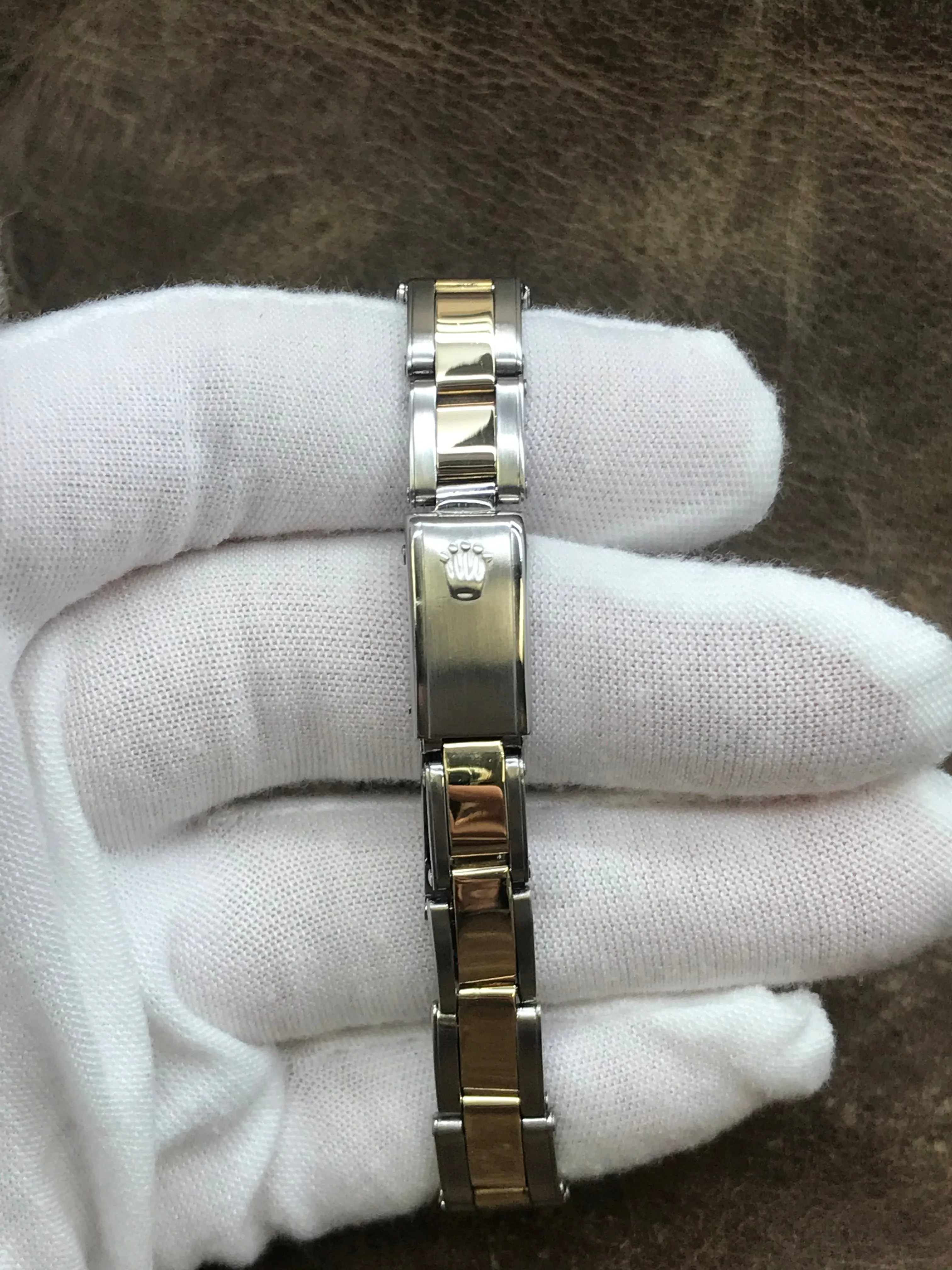 Rolex Oyster Perpetual 6619 Champagne Dial Automatic Women's Watch