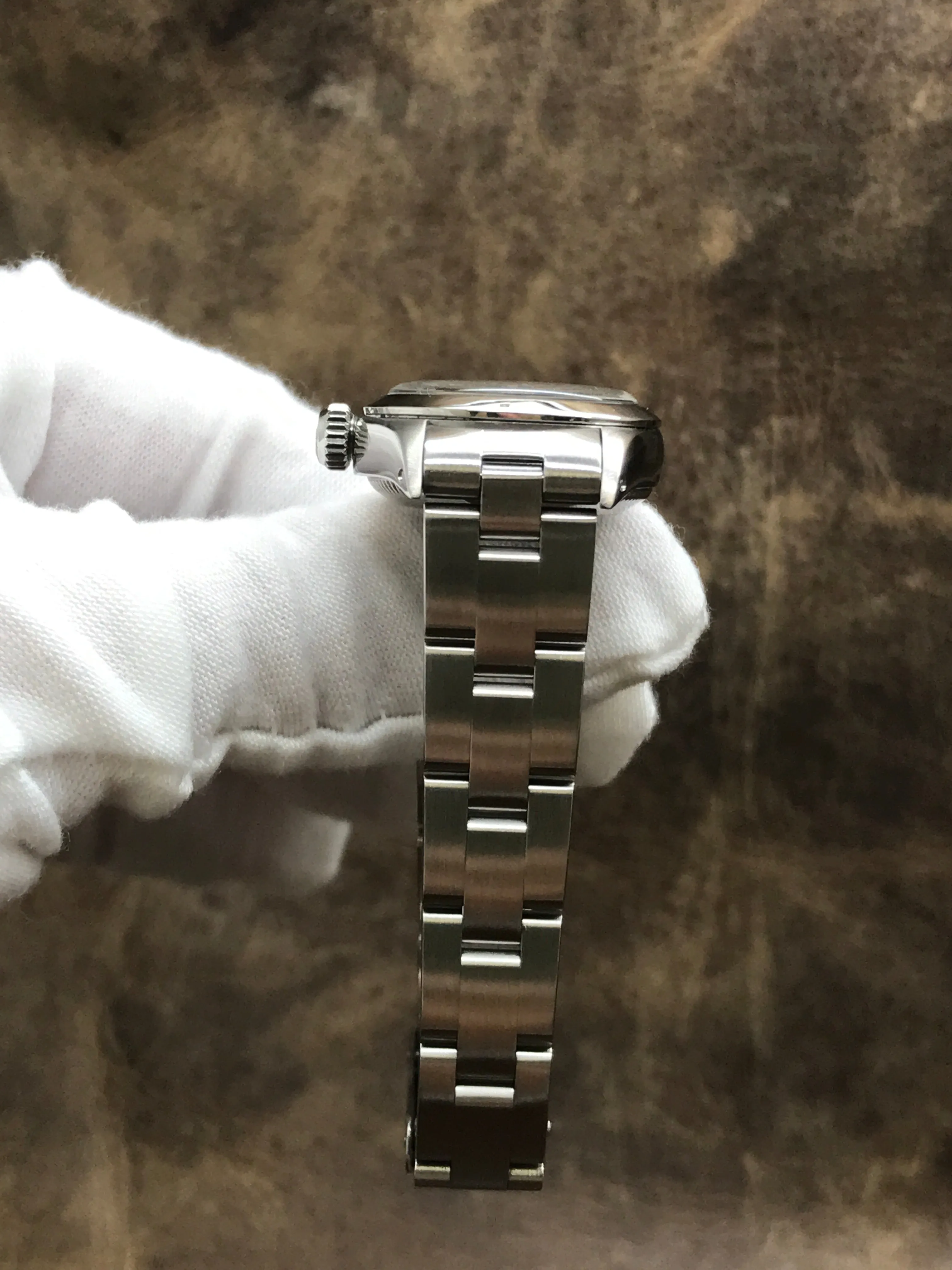 Rolex Oyster Perpetual 6718 Silver Dial Automatic Women's Watch