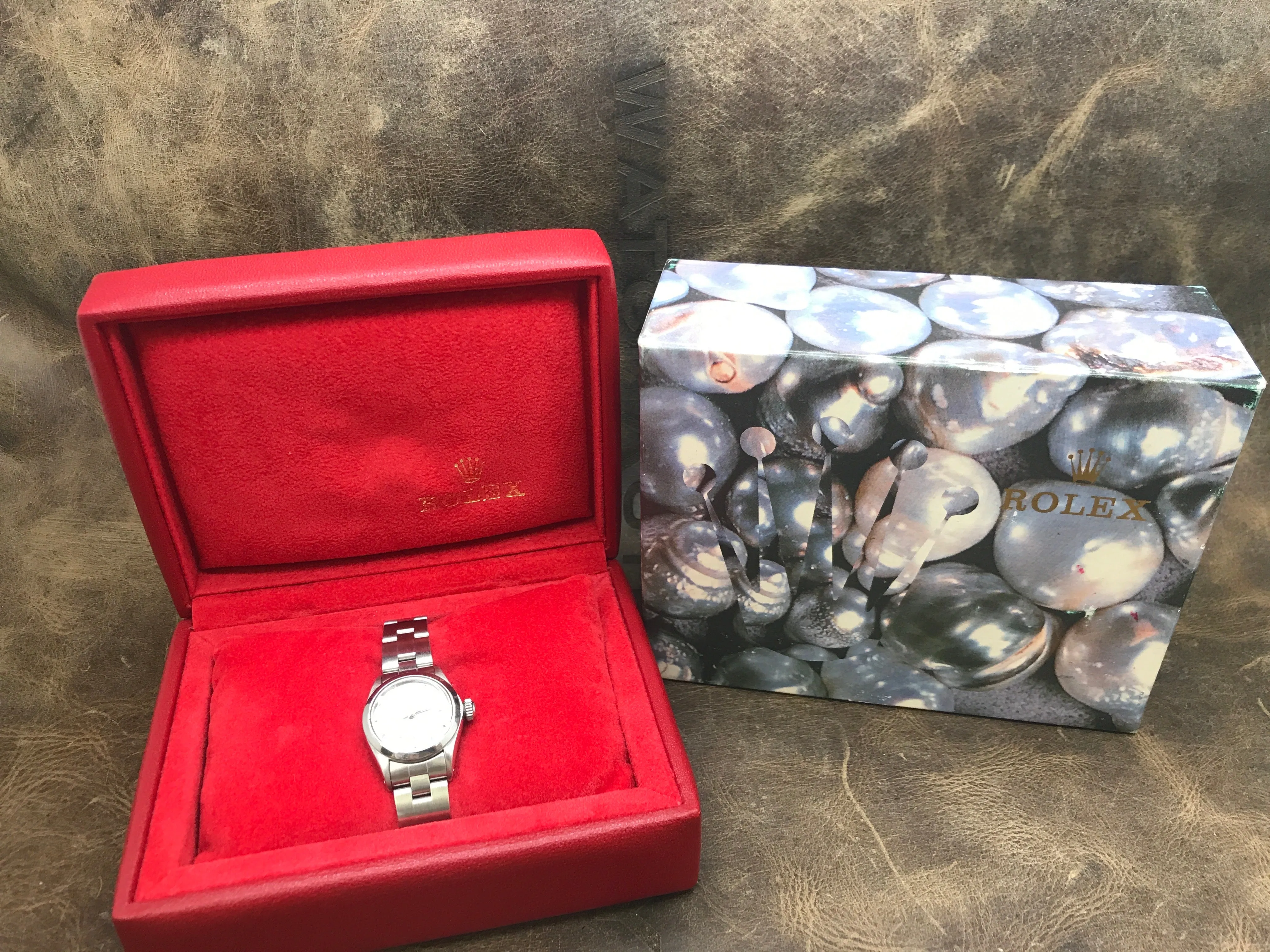 Rolex Oyster Perpetual 6718 Silver Dial Automatic Women's Watch