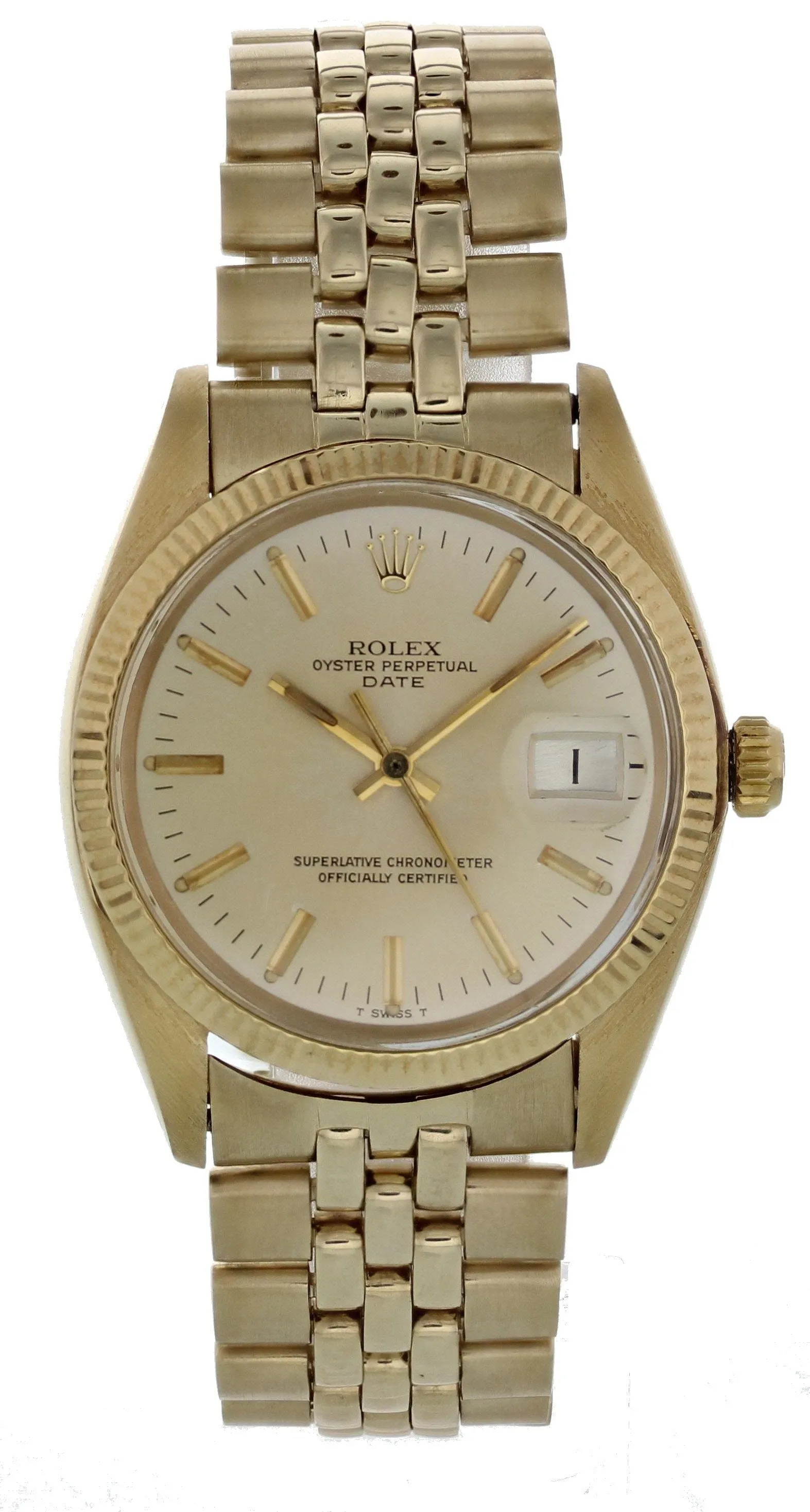 Rolex Oyster Perpetual Date 1500 14K Yellow gold