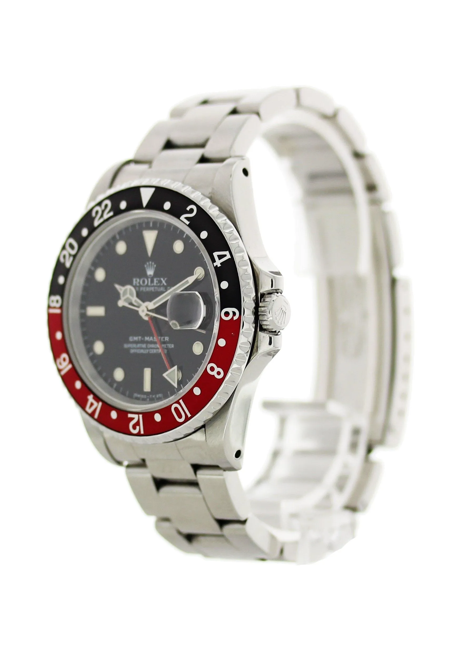 Rolex Oyster Perpetual Date GMT Master Coke Bezel 16700 Mens Watch
