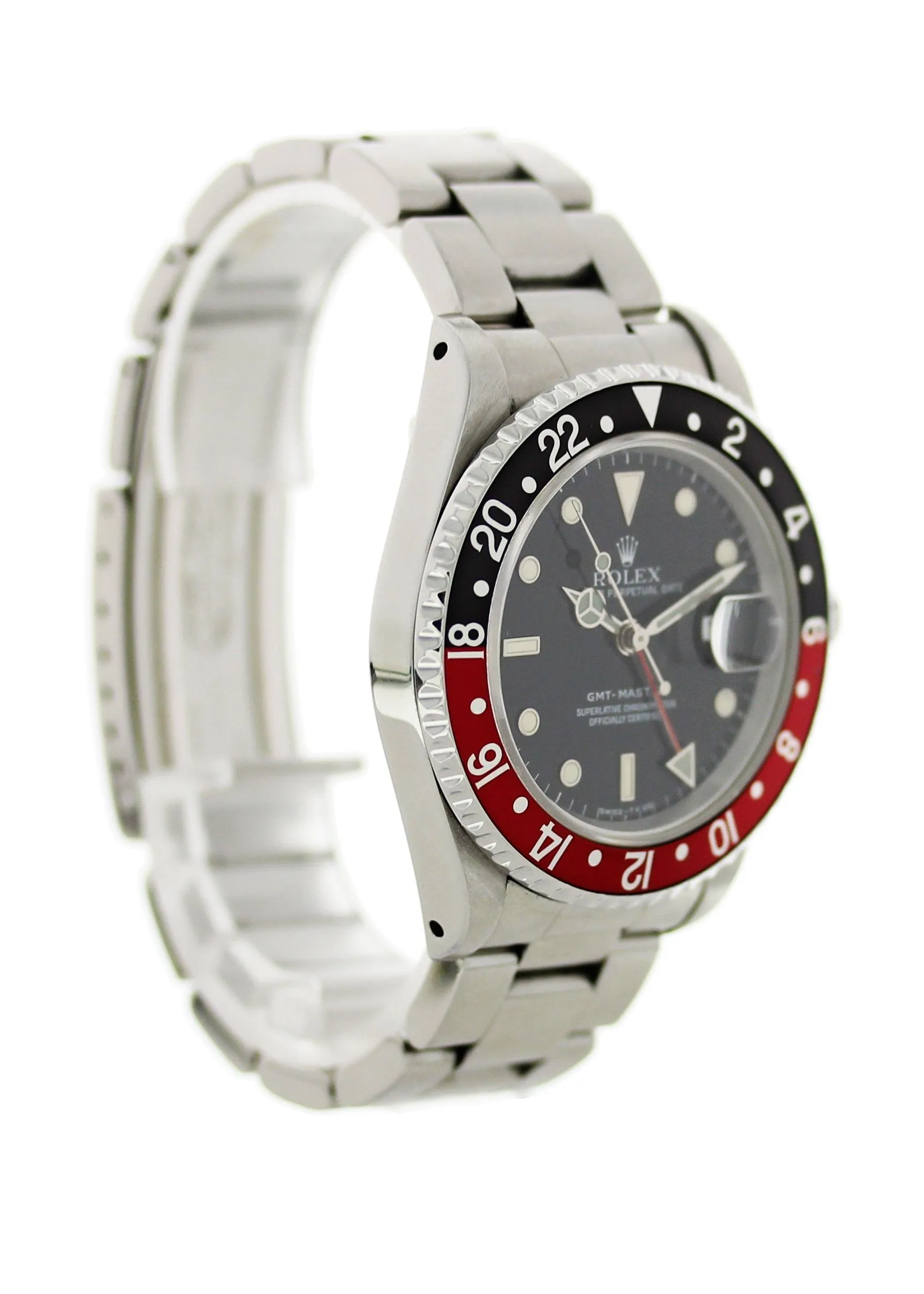 Rolex Oyster Perpetual Date GMT Master Coke Bezel 16700 Mens Watch