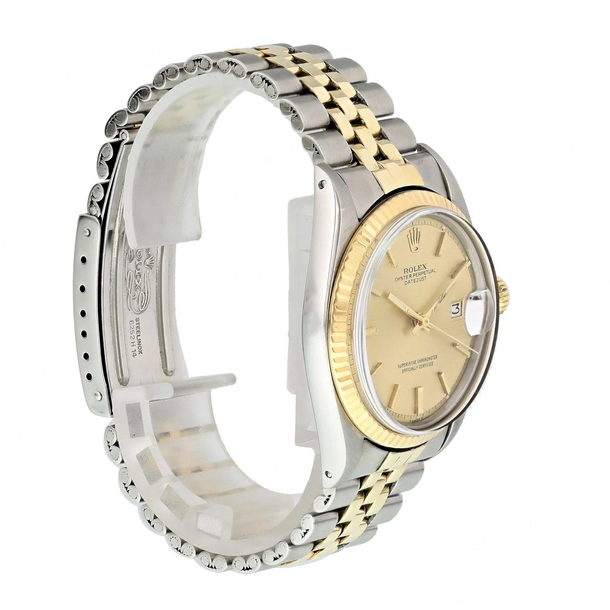 Rolex Oyster Perpetual Datejust 1601 Mens Watch