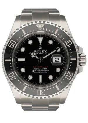 Rolex Sea-Dweller 126600 Black Dial Mens Watch Box Papers
