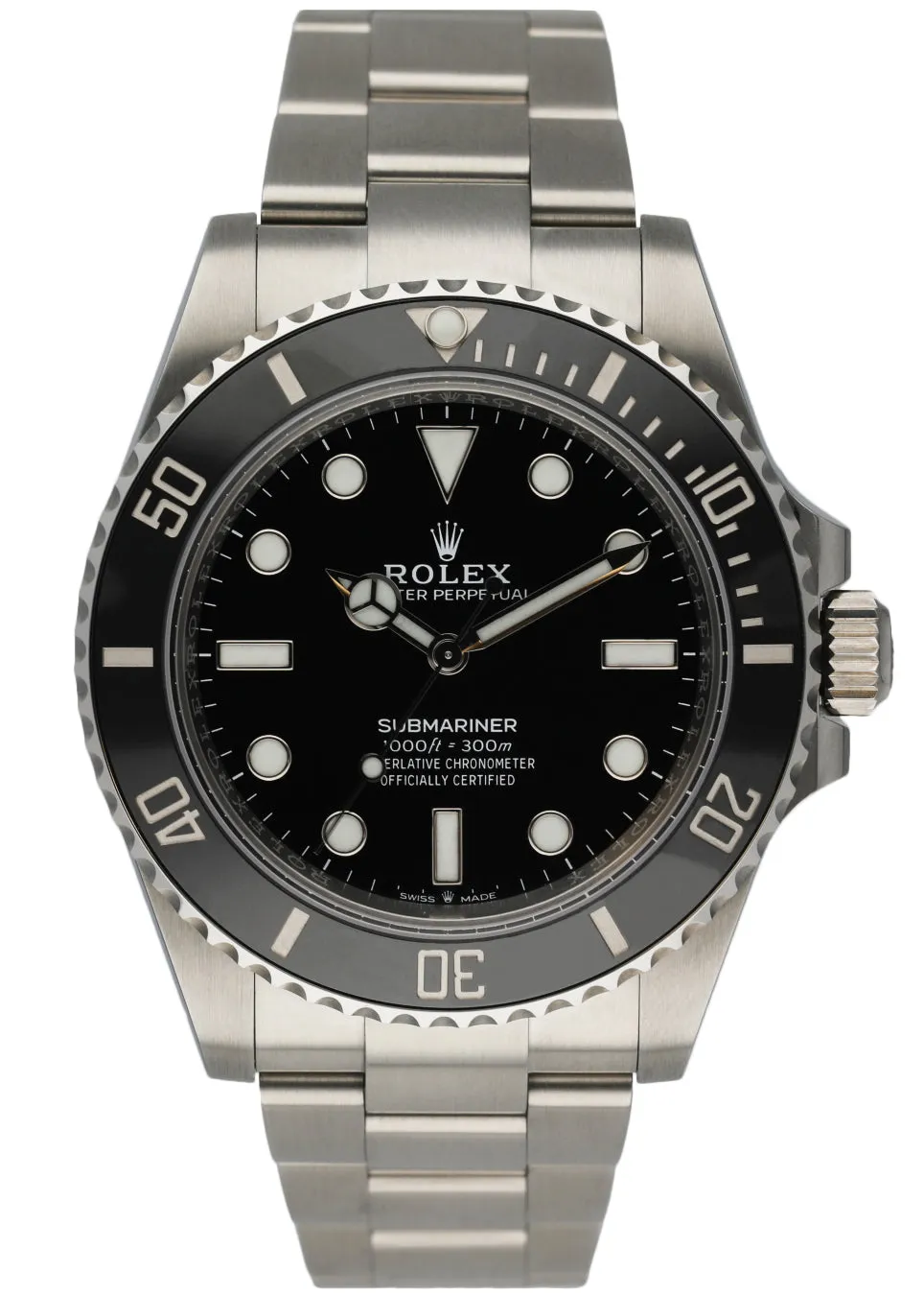Rolex Submariner 124060 Mens Watch Box & Papers