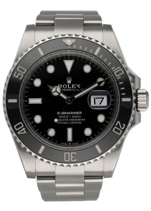 Rolex Submariner Date 126610LN Mens Watch Box & Papers