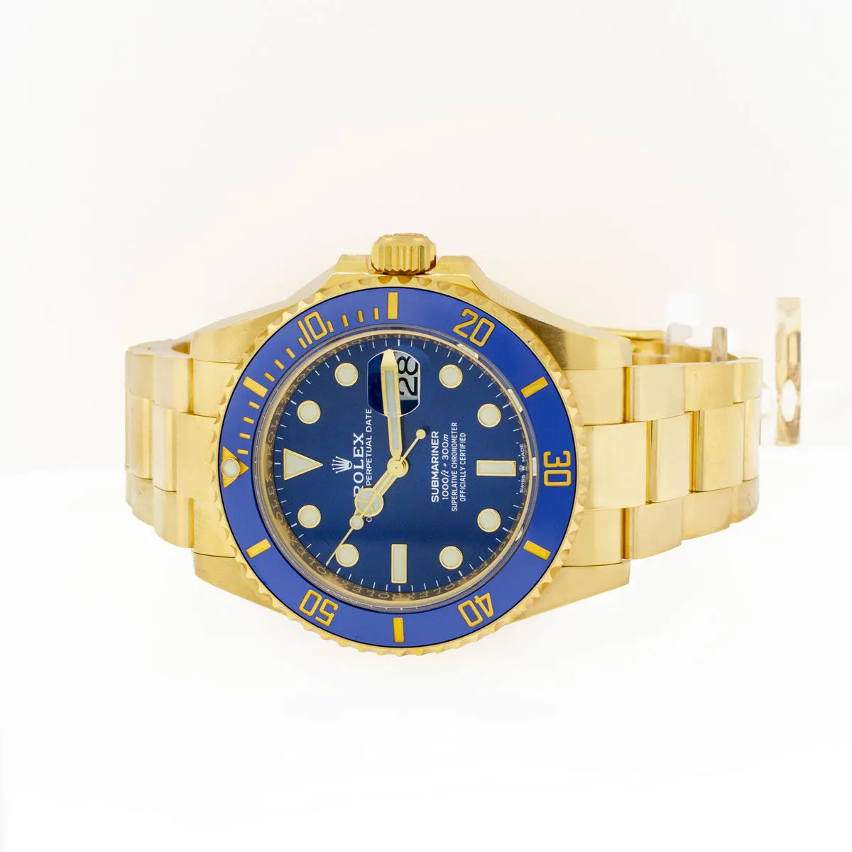 Rolex Submariner Date 41mm Yellow Gold Blue Dial & Blue Bezel 126618LB