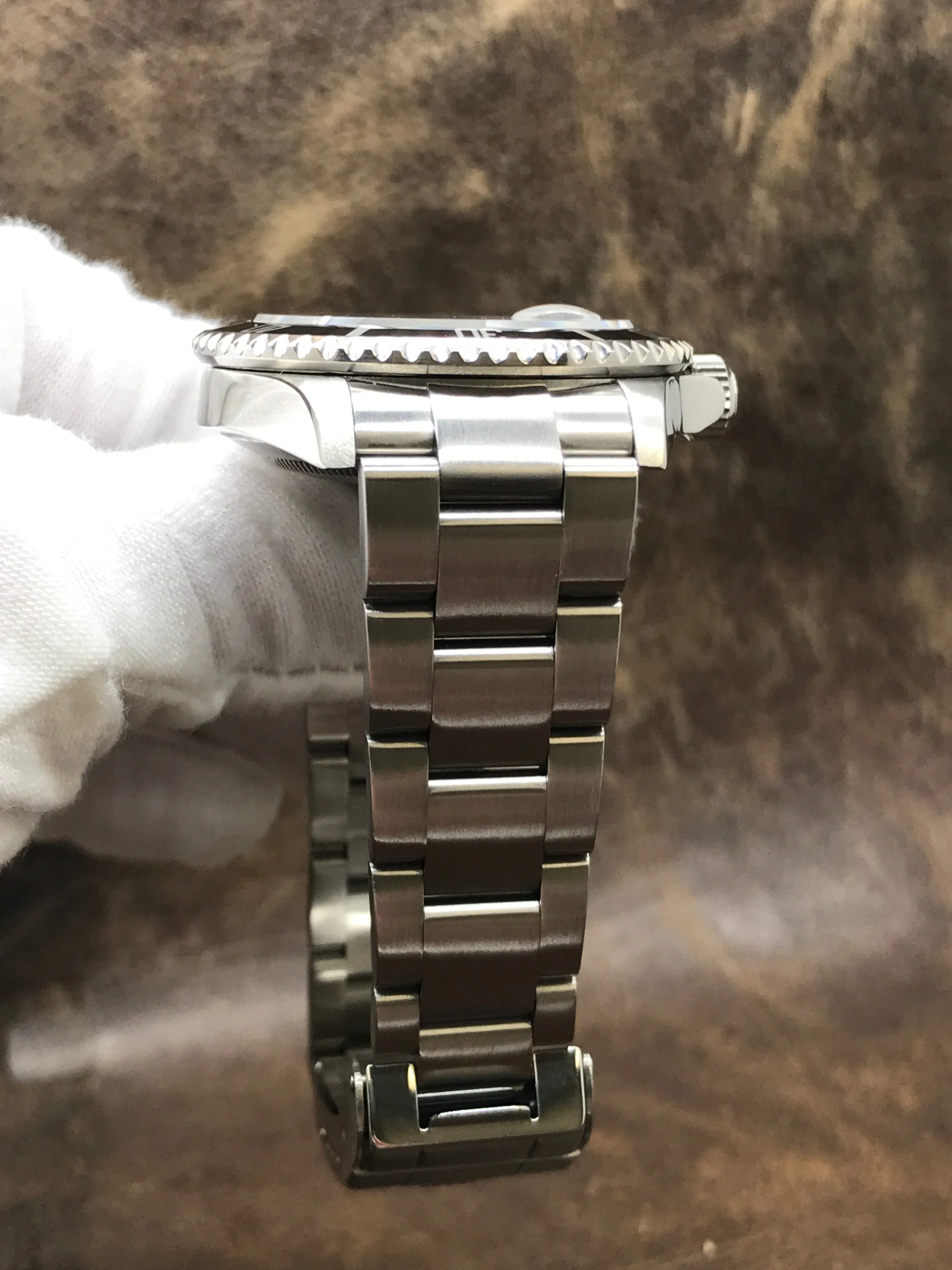 Rolex Submariner Date SEL NO Holes 16610 Black Dial Automatic Men's Watch
