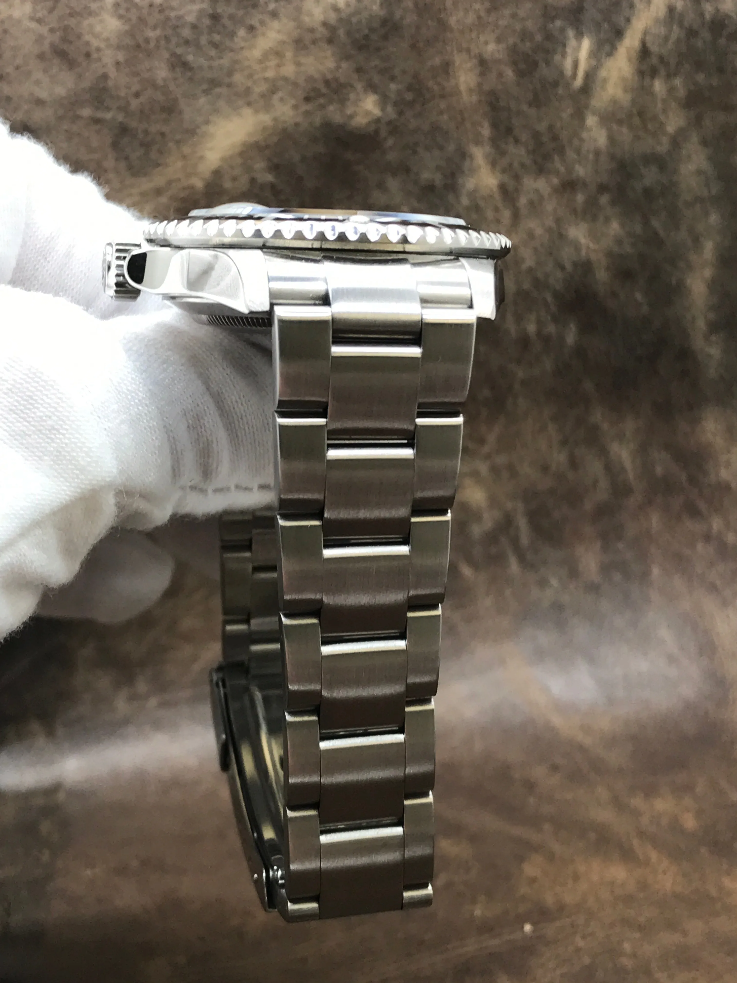 Rolex Submariner Date SEL NO Holes 16610 Black Dial Automatic Men's Watch