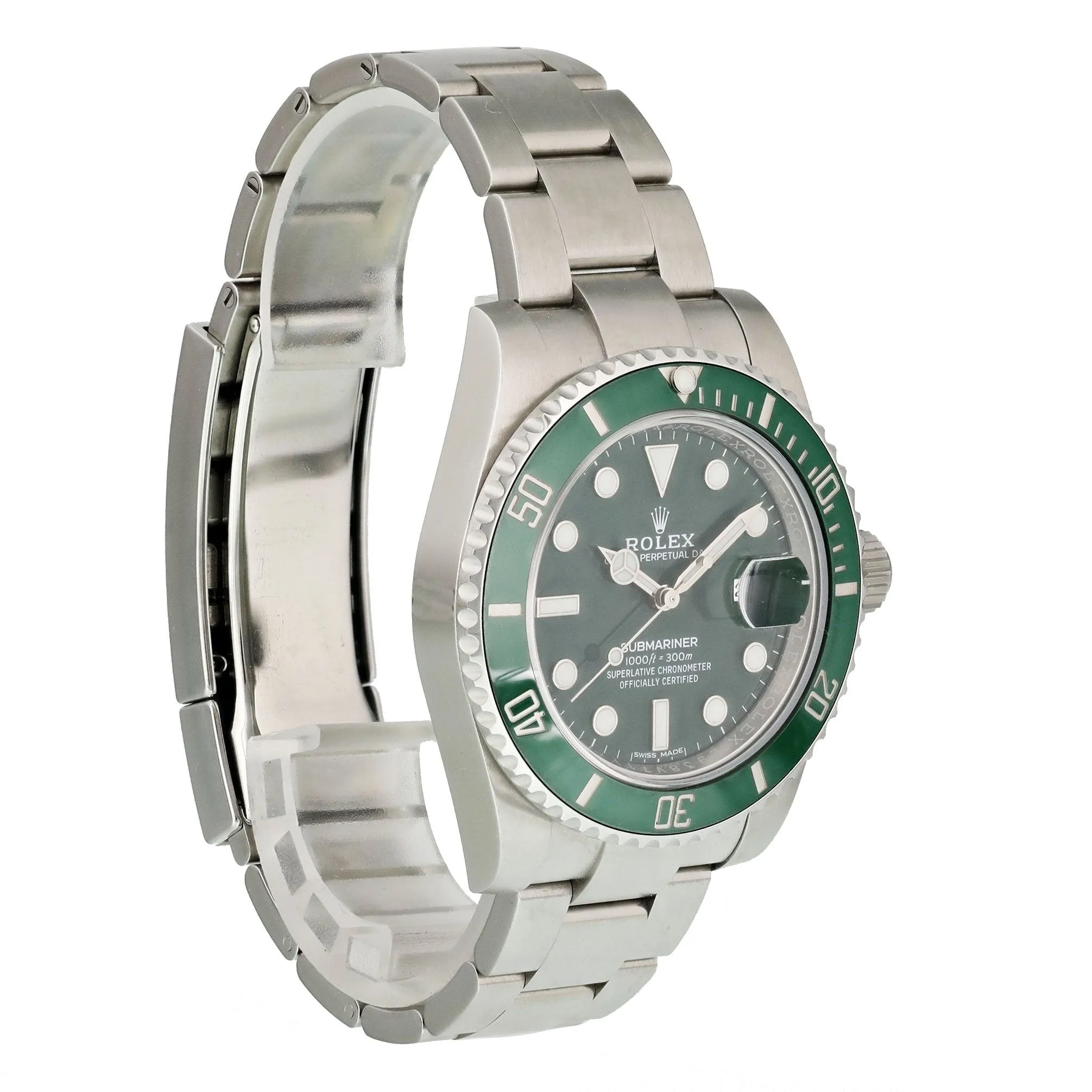 Rolex Submariner Hulk 116610LV Mens Watch