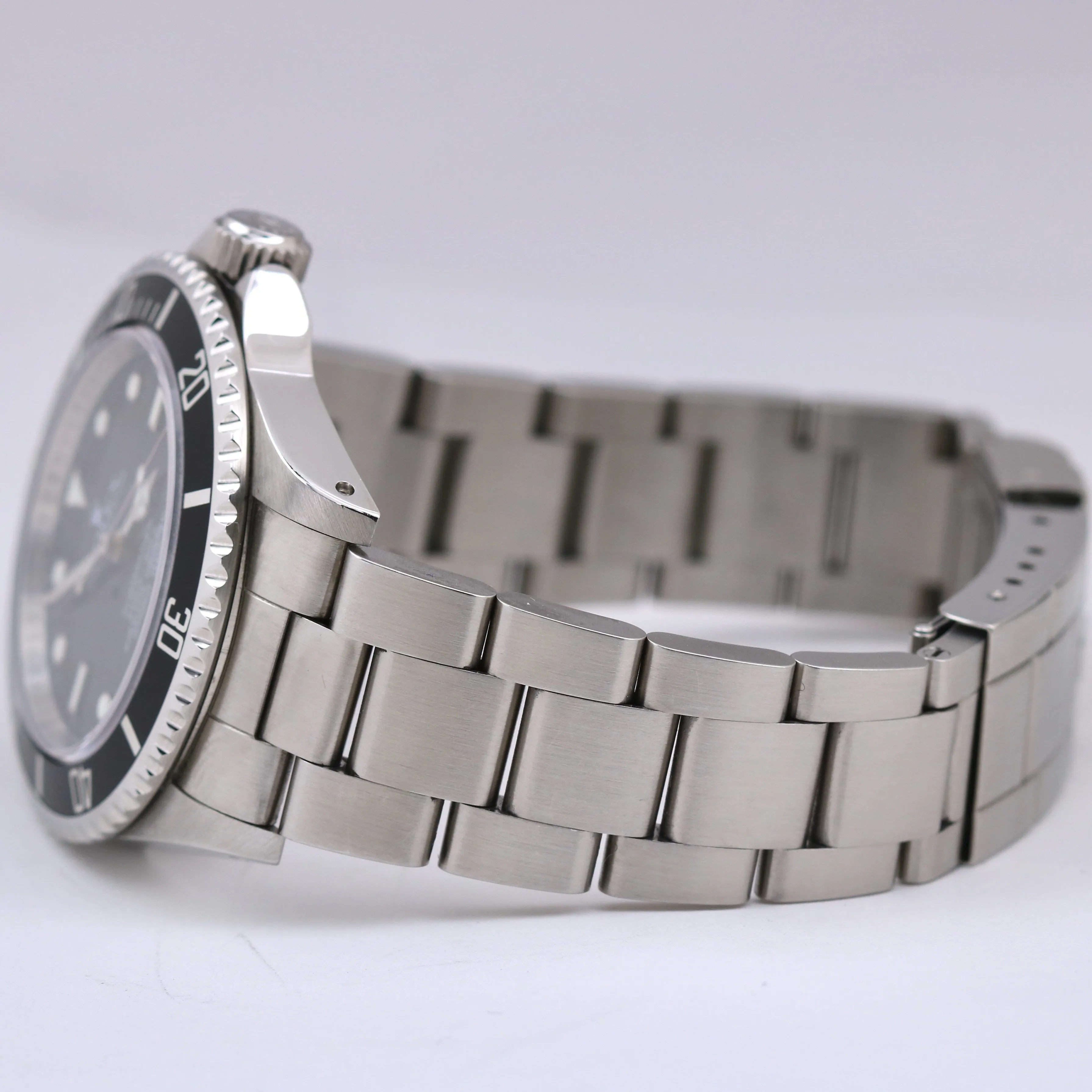 Rolex Submariner No-Date RANDOM SERIAL Steel 4 LINE Black REHAUT 40mm 14060 BOX