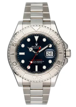 Rolex Yacht-Master 116622 Blue Dial Mens Watch Box Papers