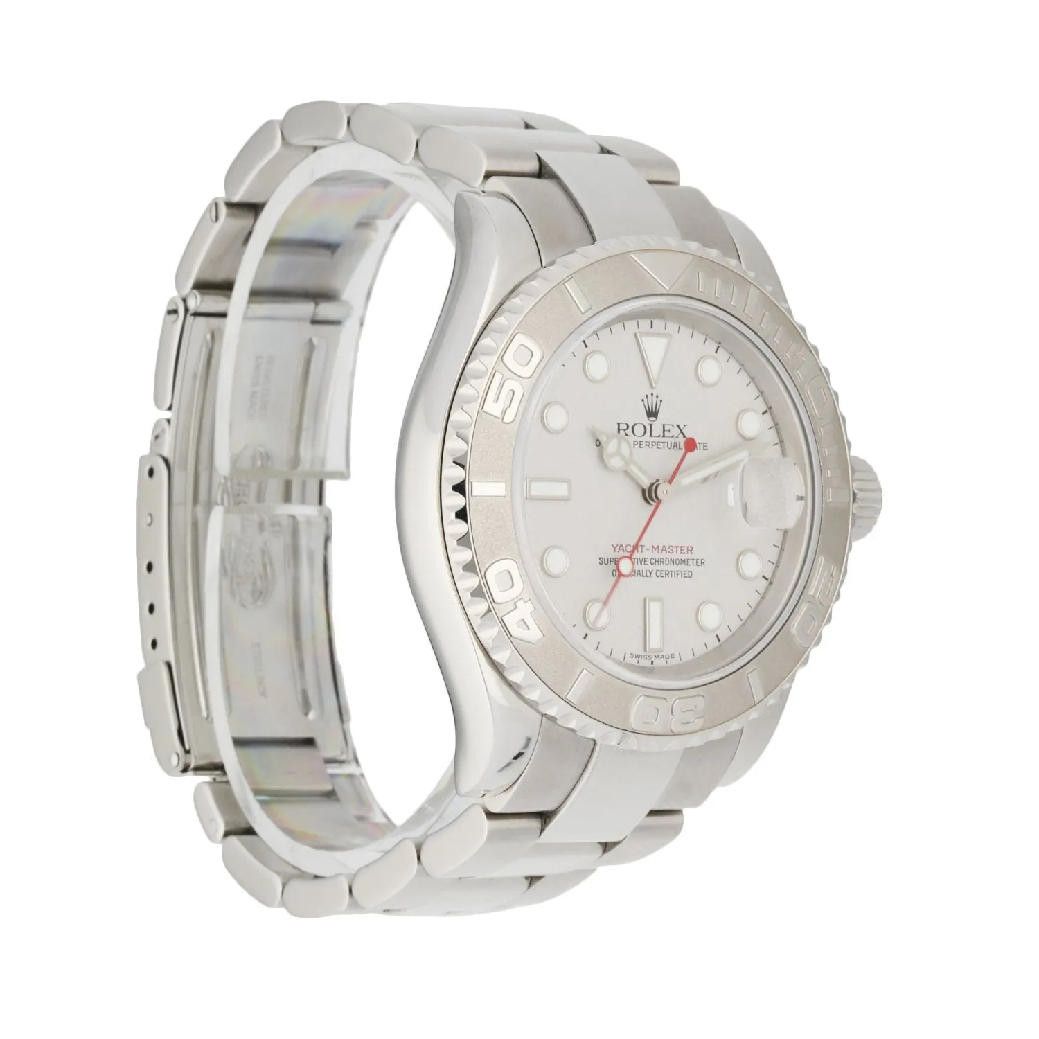 Rolex Yacht Master 16622 Platinum Bezel Men's Watch